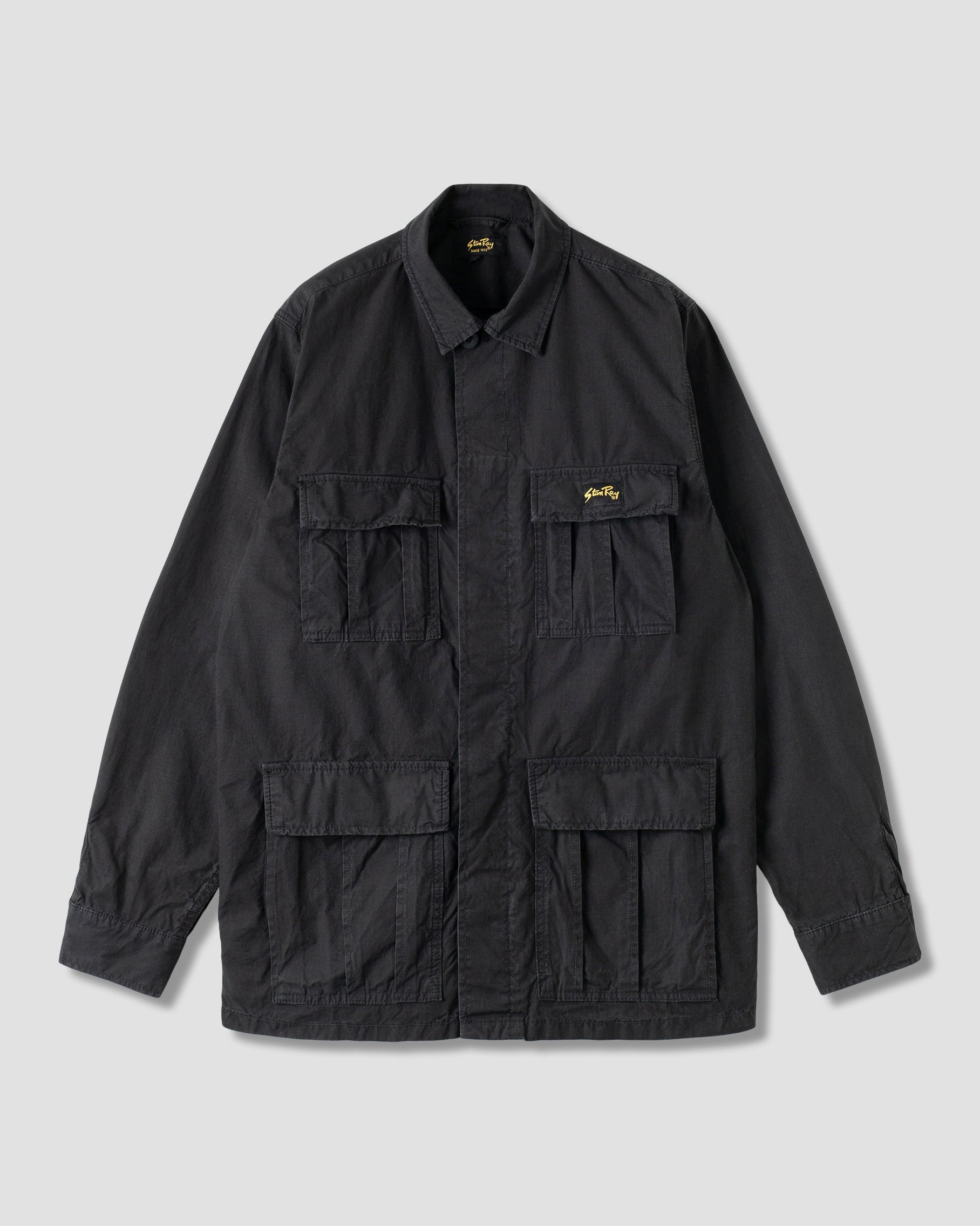 stan-ray-utility-jacket-jacke-black-ripstop-baumwolle image 1