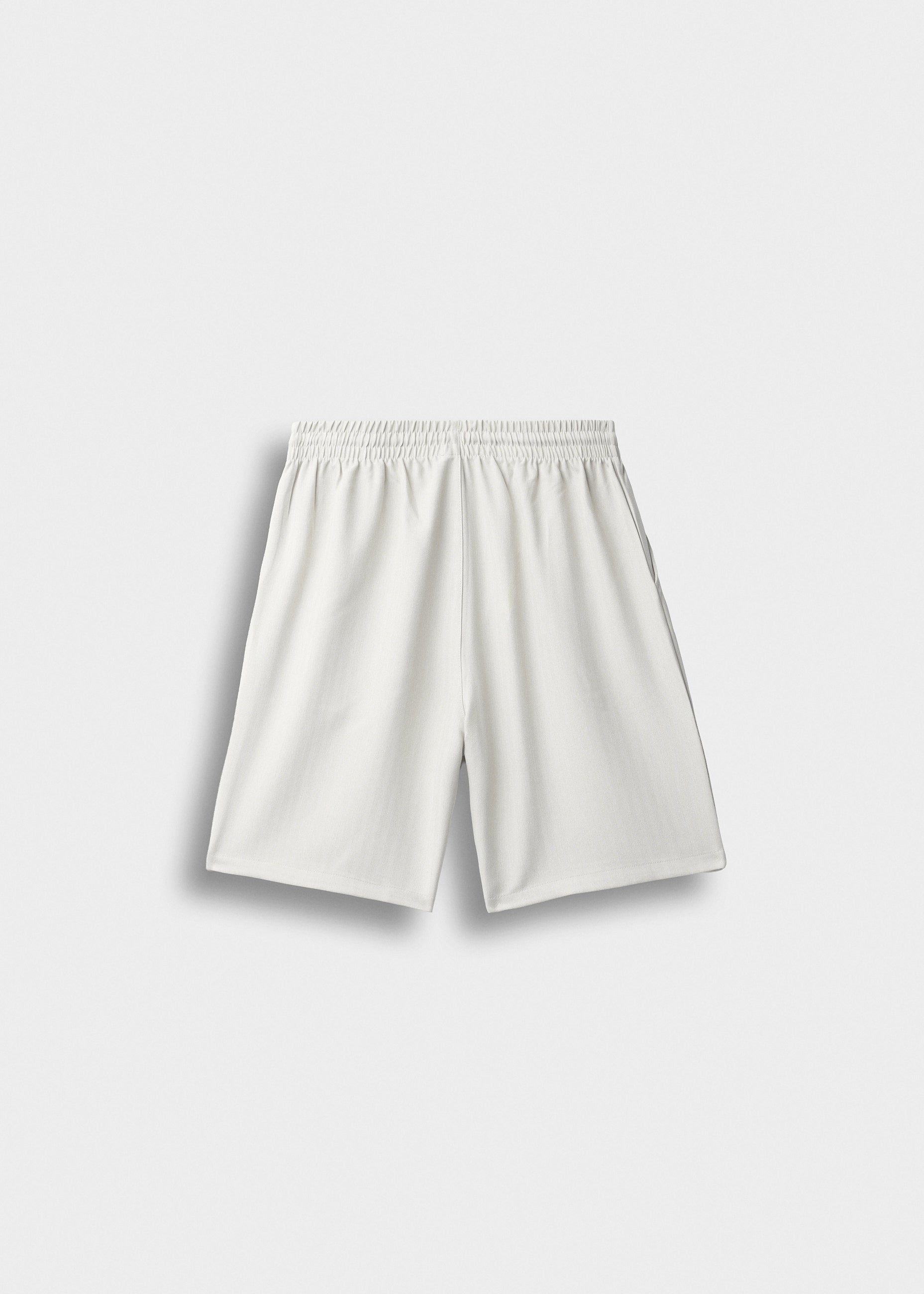 burocs-herringbone-shorts-off-white-regular-fit image 2
