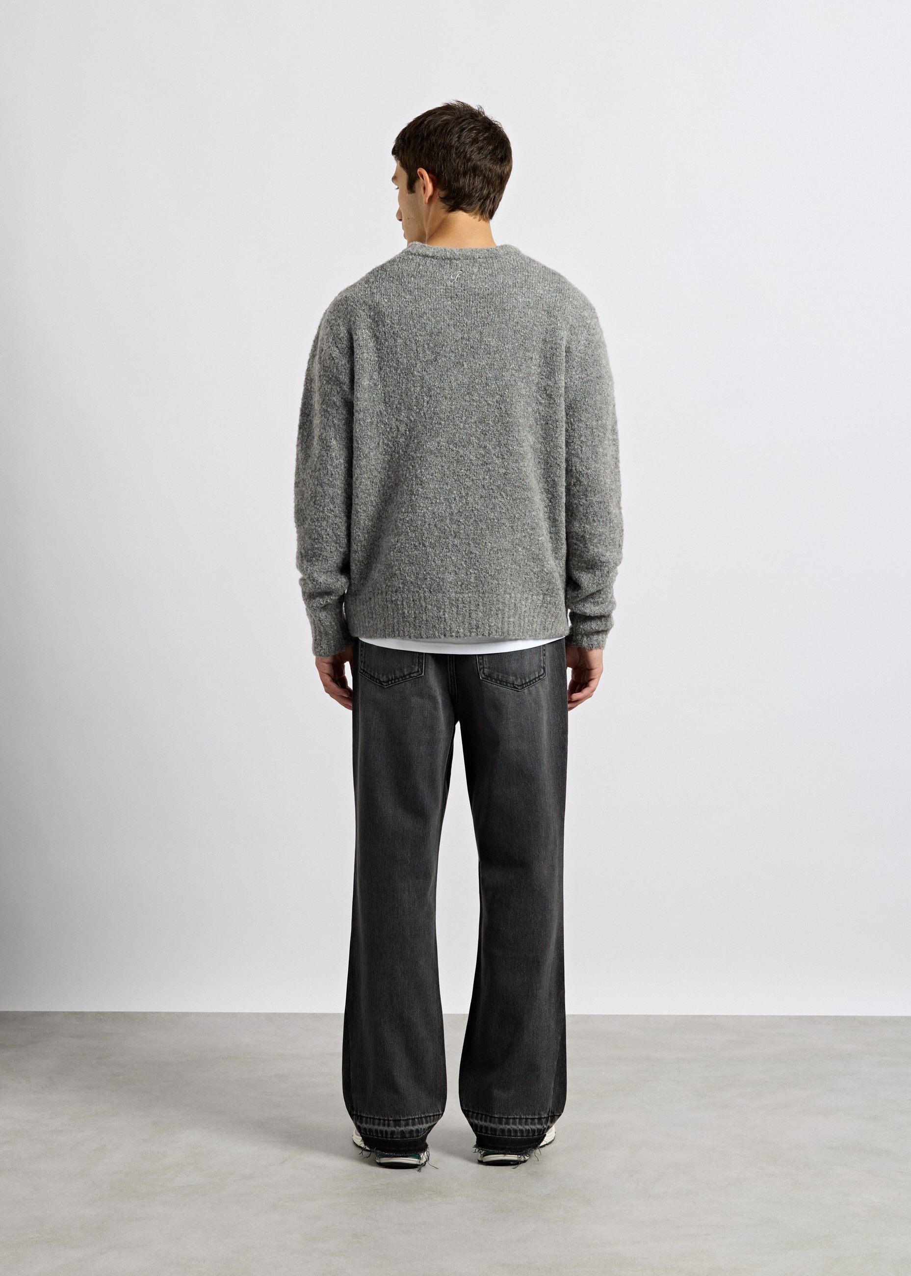 burocs-knitwear-loop-knit-sweater-pullover-grey-wolle image 5