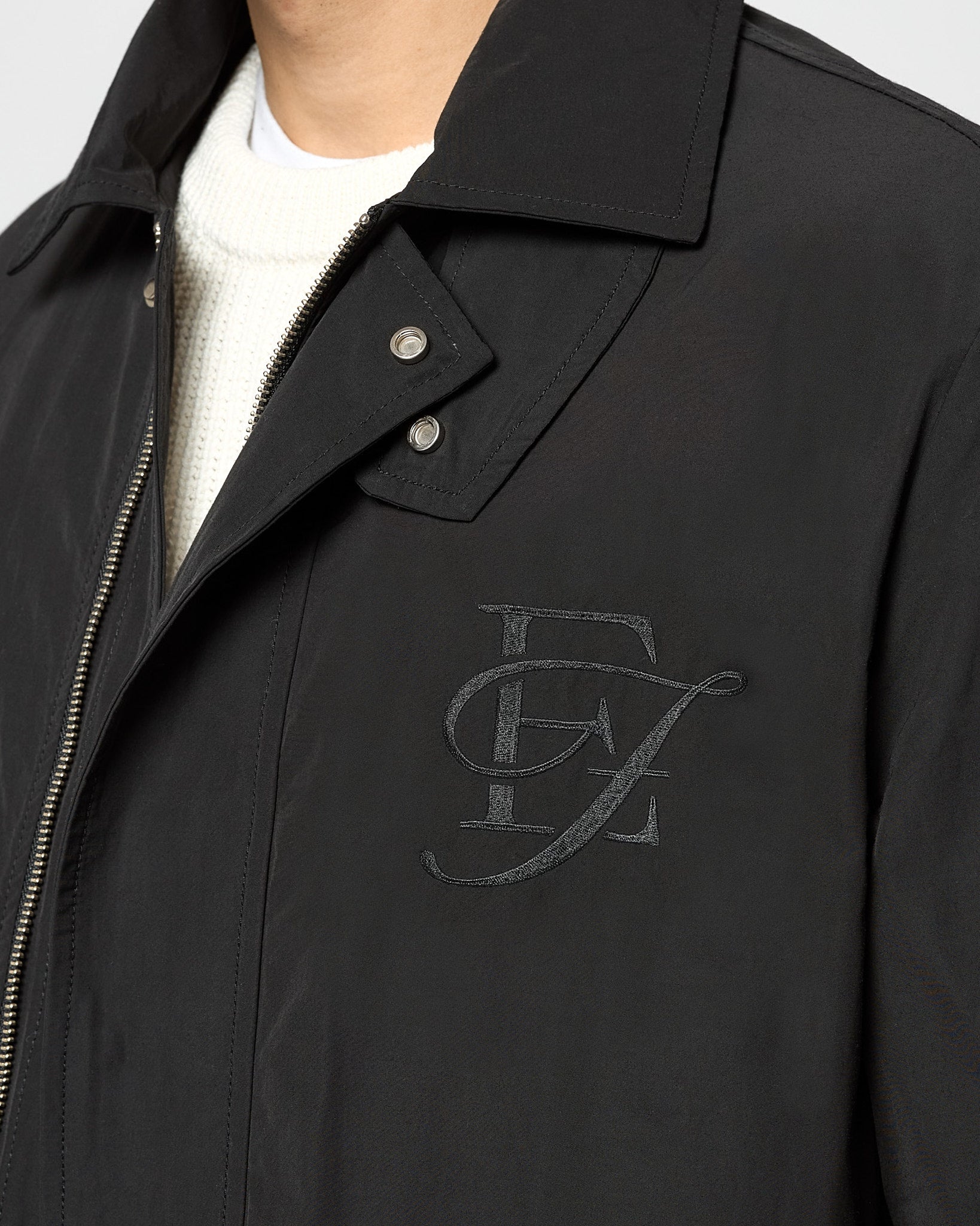 eightyfive-car-coat-black-herren-mantel-regular-fit image 5