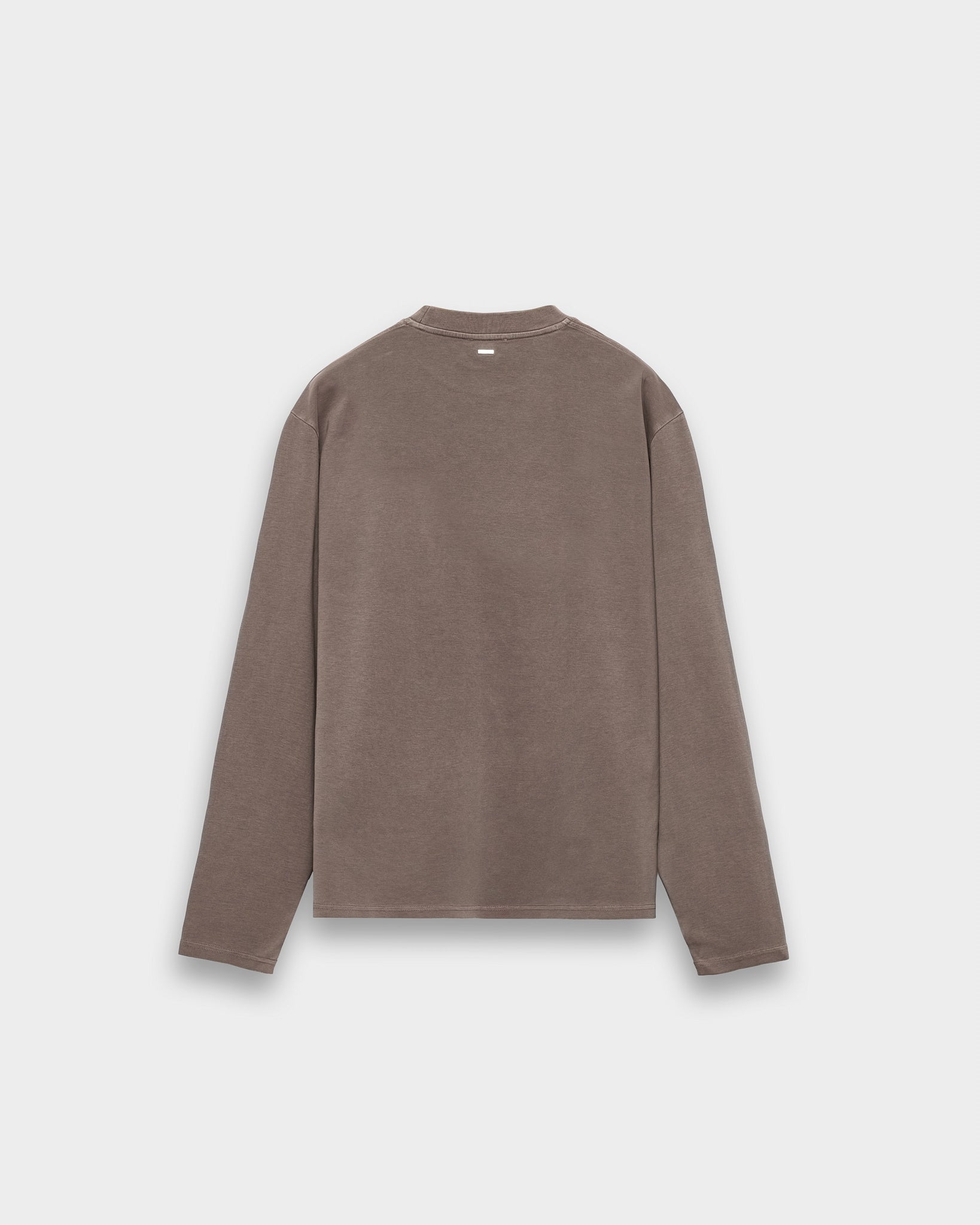eightyfive-embroidered-longsleeve-shirt-braun-relaxed-fit image 2