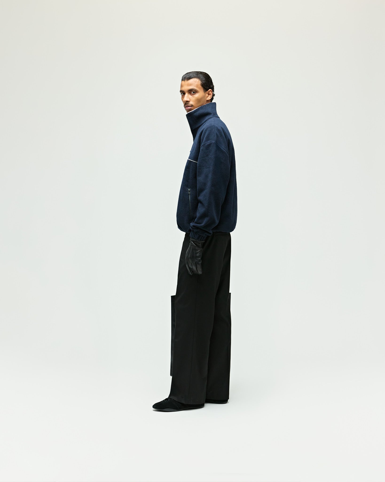 eightyfive-fleece-half-zip-windbreaker-navy-herren-oversize image 6