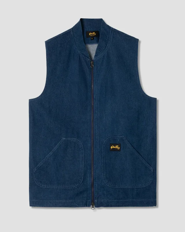 stan-ray-jackets-work-vest-weste-indigo-denim-12oz image 1