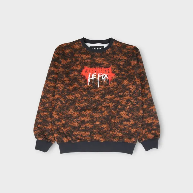le-fix-sweatshirts-copenhell-crewneck-sweatshirt-camo image 1