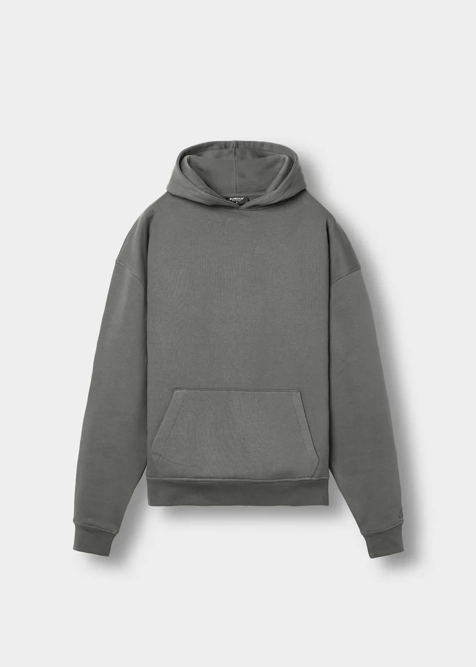 burocs-hoodies-basic-hoodie-kapuzenpullover-grey-oversized image 1