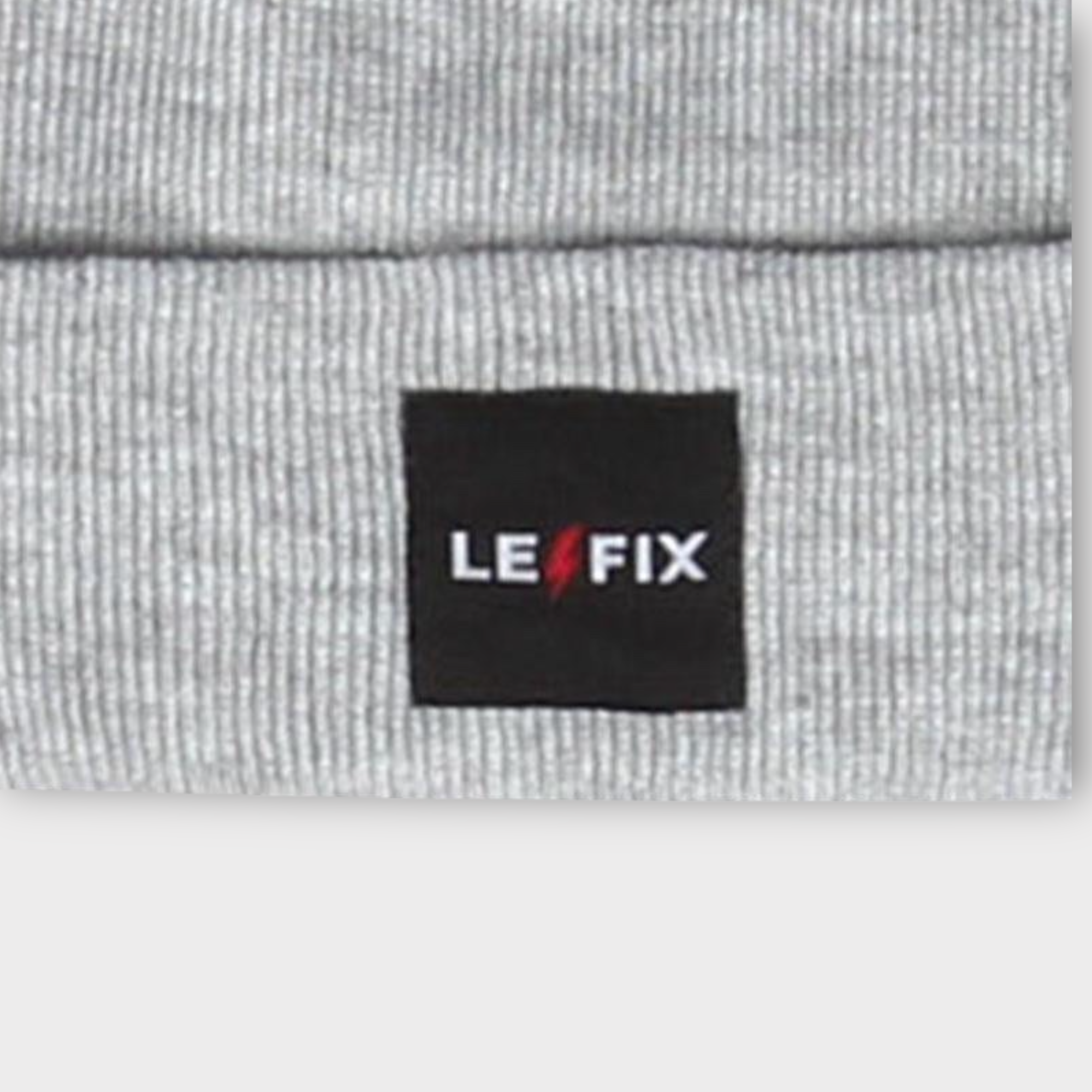 le-fix-lightning-beanie-m-tze-grau image 3