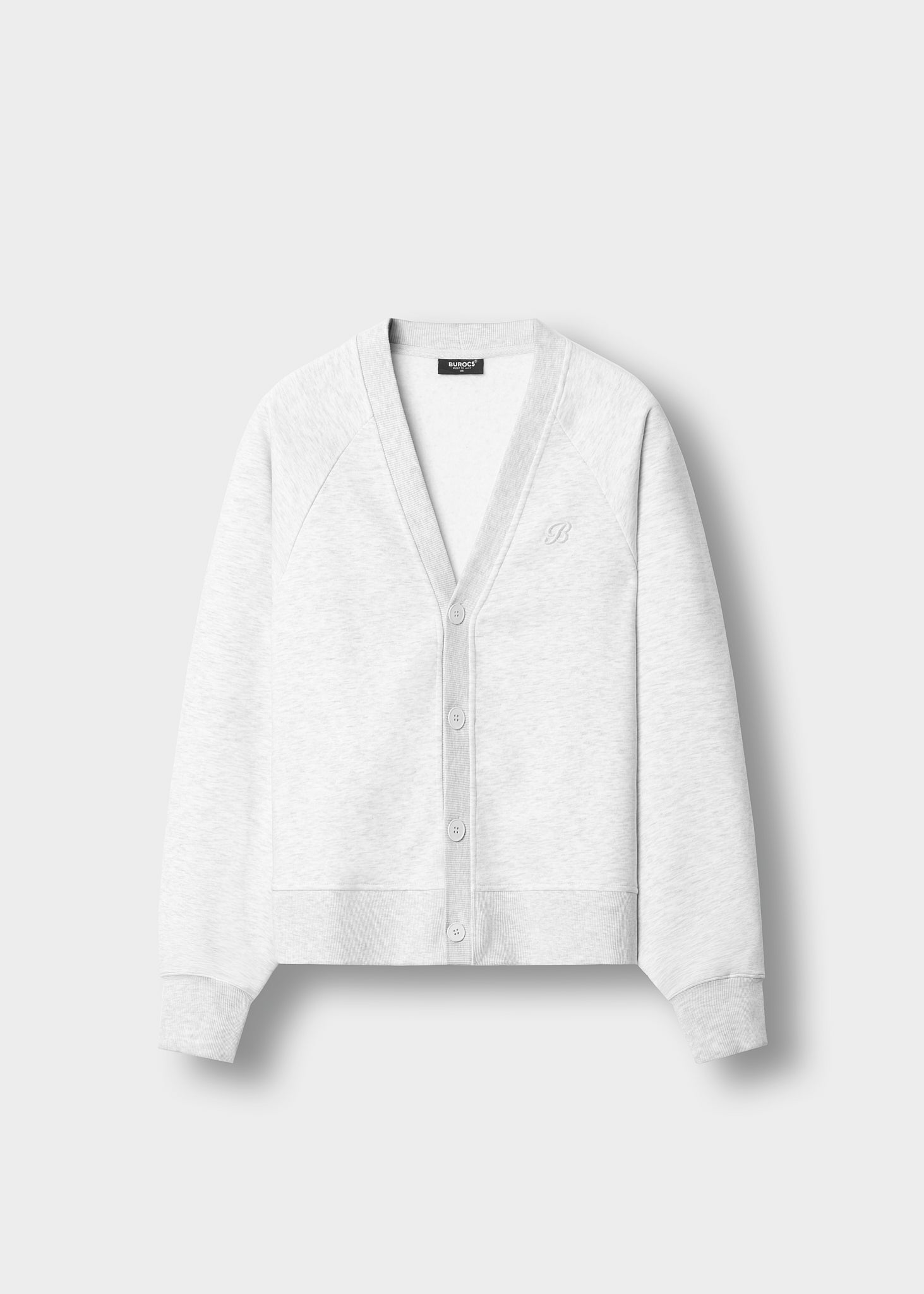 burocs-sweat-cardigan-herren-grau-baumwolle image 1