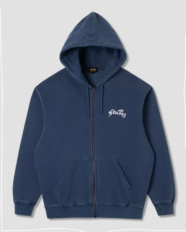 stan-ray-og-zip-hood-hoodie-navy-380g-baumwolle image 1