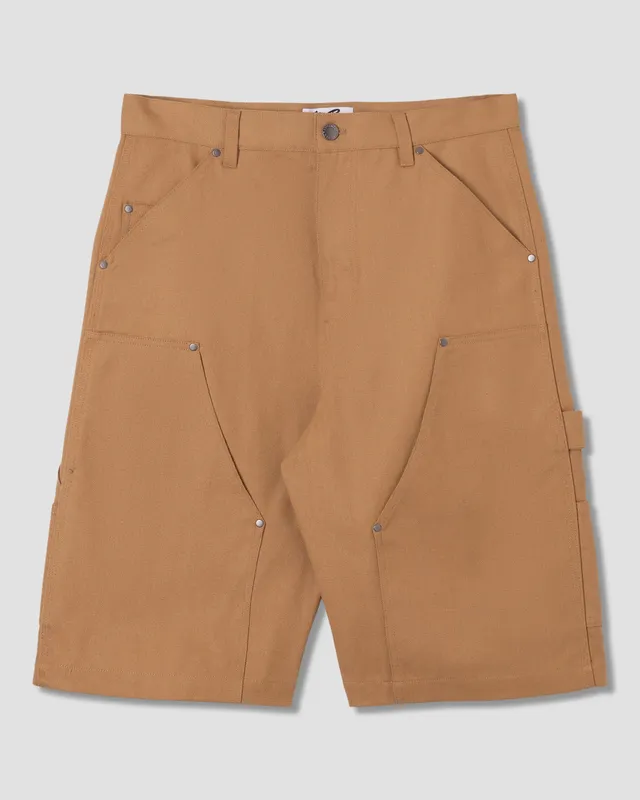 stan-ray-double-knee-short-brown-duck-workwear-shorts-baumwolle image 1