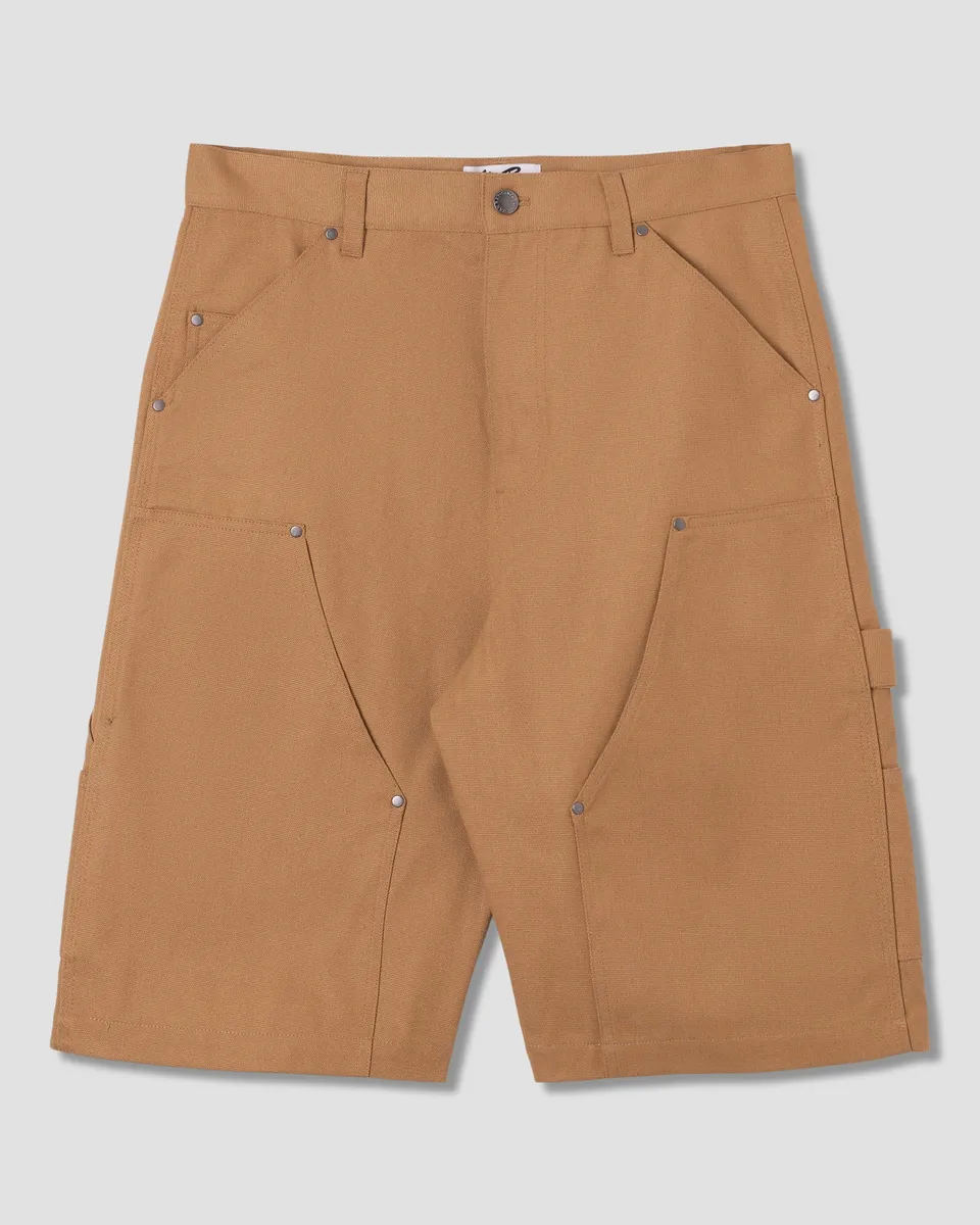 stan-ray-double-knee-short-brown-duck-workwear-shorts-baumwolle image 1