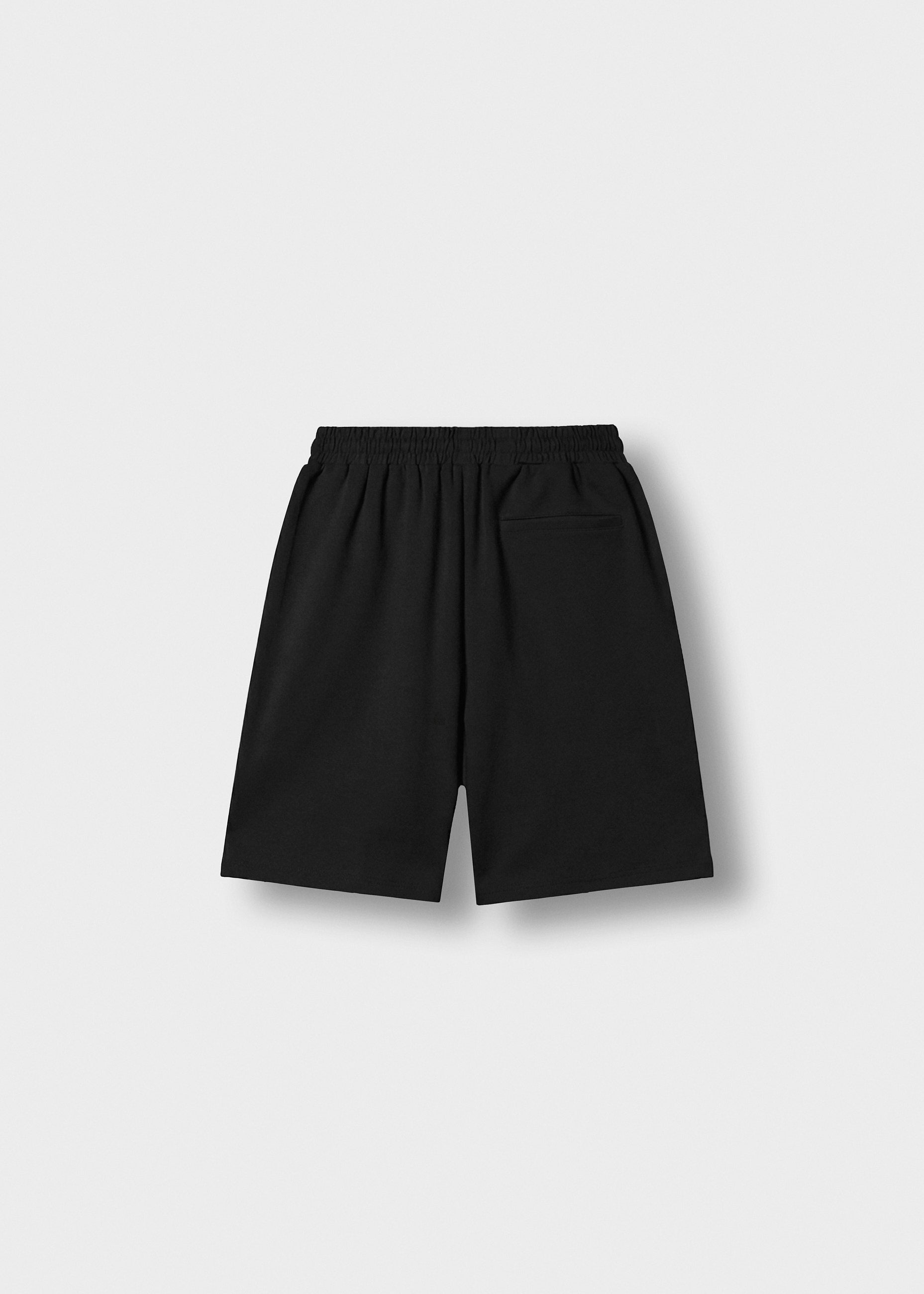burocs-shorts-sweatshorts-with-seam-hose-black-baumwolle image 2