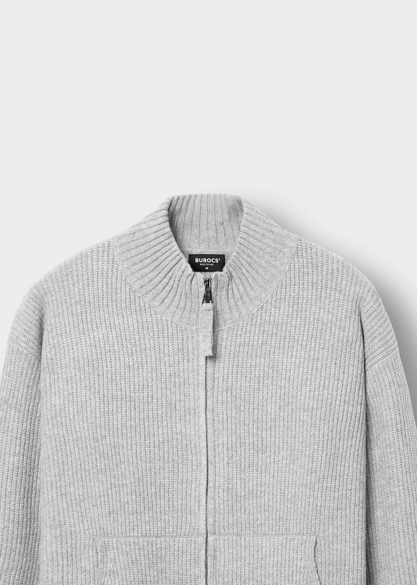 burocs-kangaroo-zip-cardigan-grey-m-mit-taschen image 3