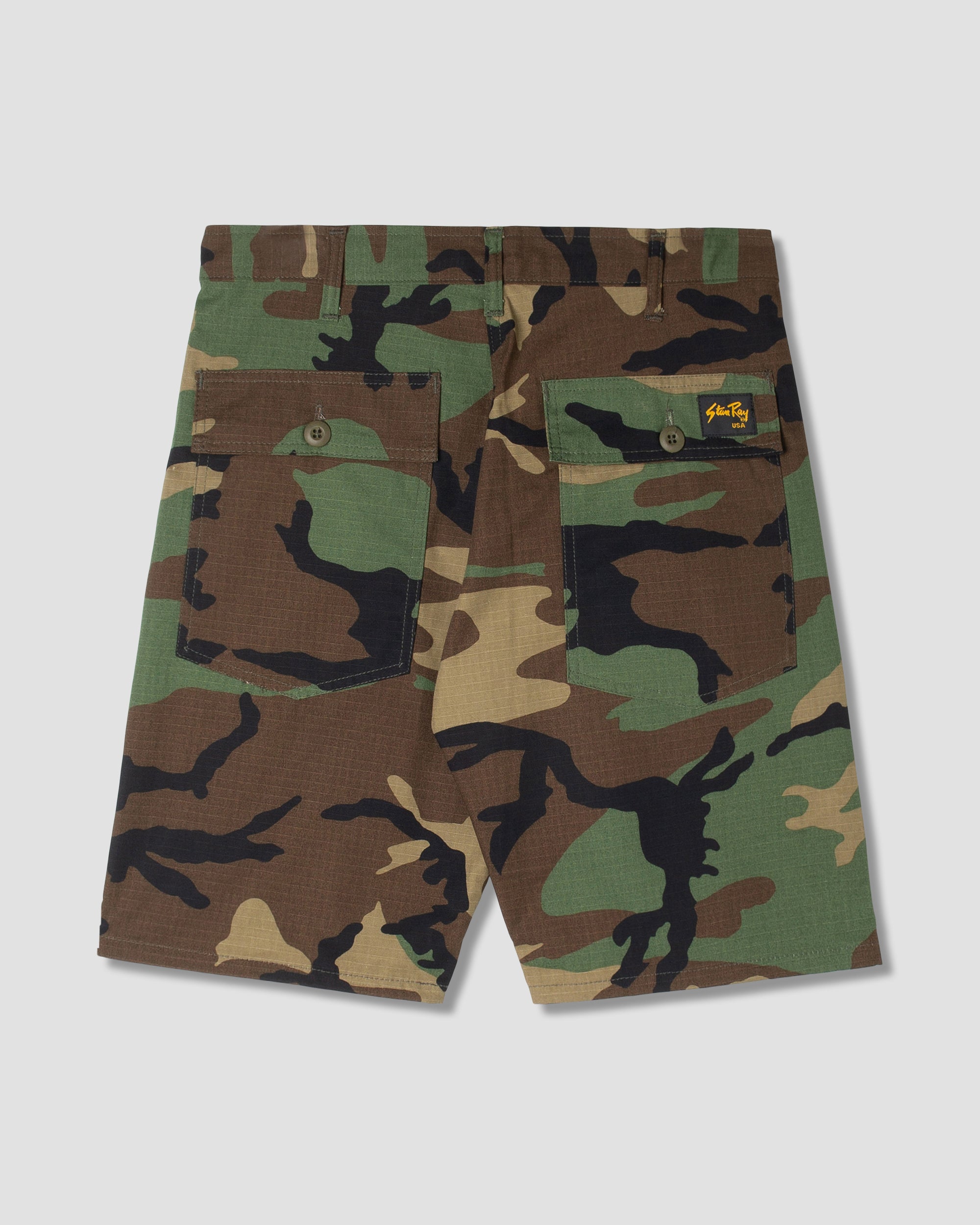 stan-ray-fatigue-shorts-woodland-camo-baumwolle image 6