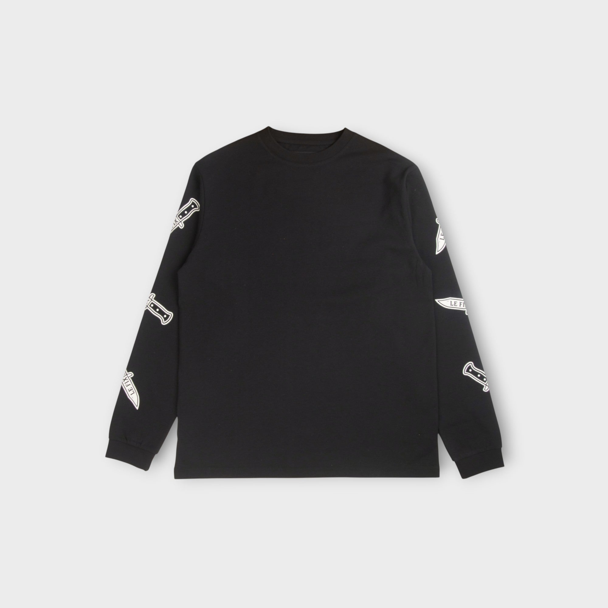 le-fix-knife-ls-longsleeve-schwarz-tigerprint image 3