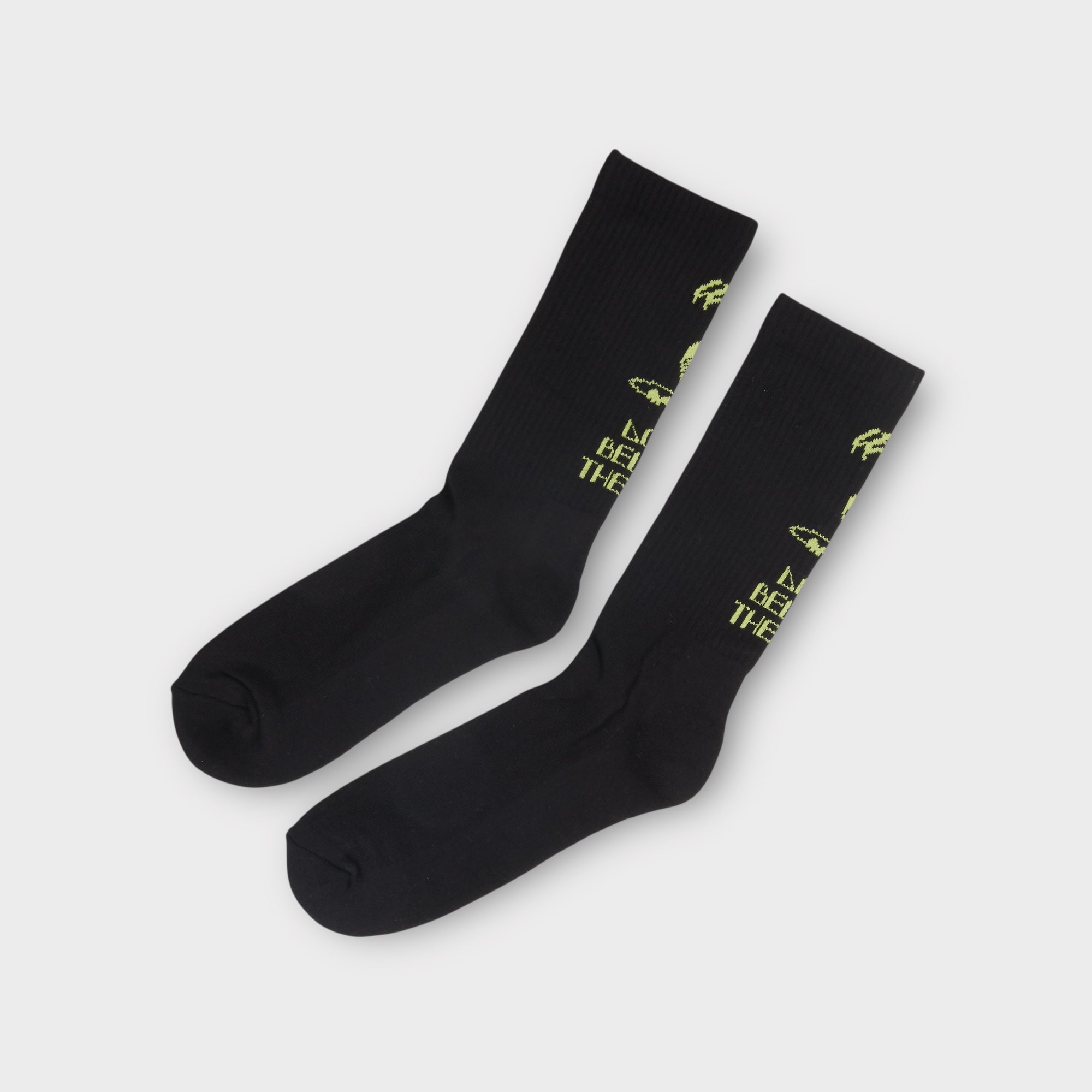 le-fix-dbth-tennissocken-schwarz-neon-gelb-don-t-believe image 1