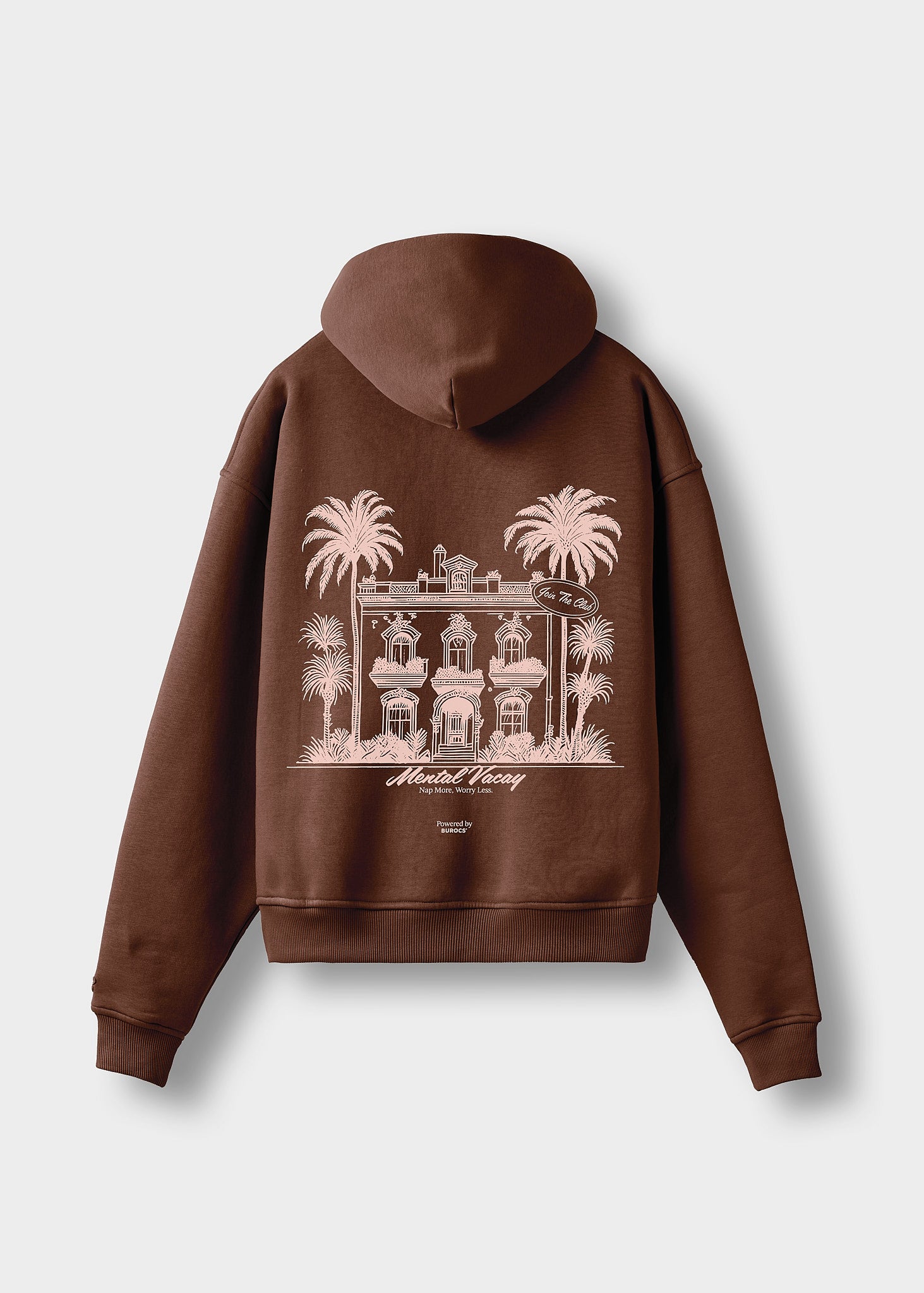 burocs-vacation-hoodie-kapuzenpullover-brown-oversized image 2
