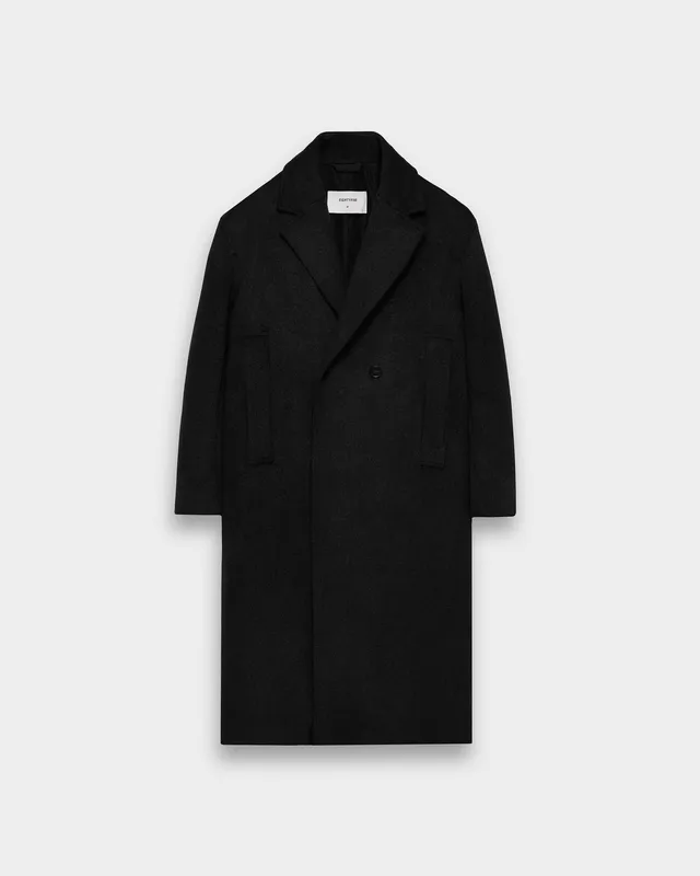 eightyfive-double-breasted-wool-coat-mantel-black image 1