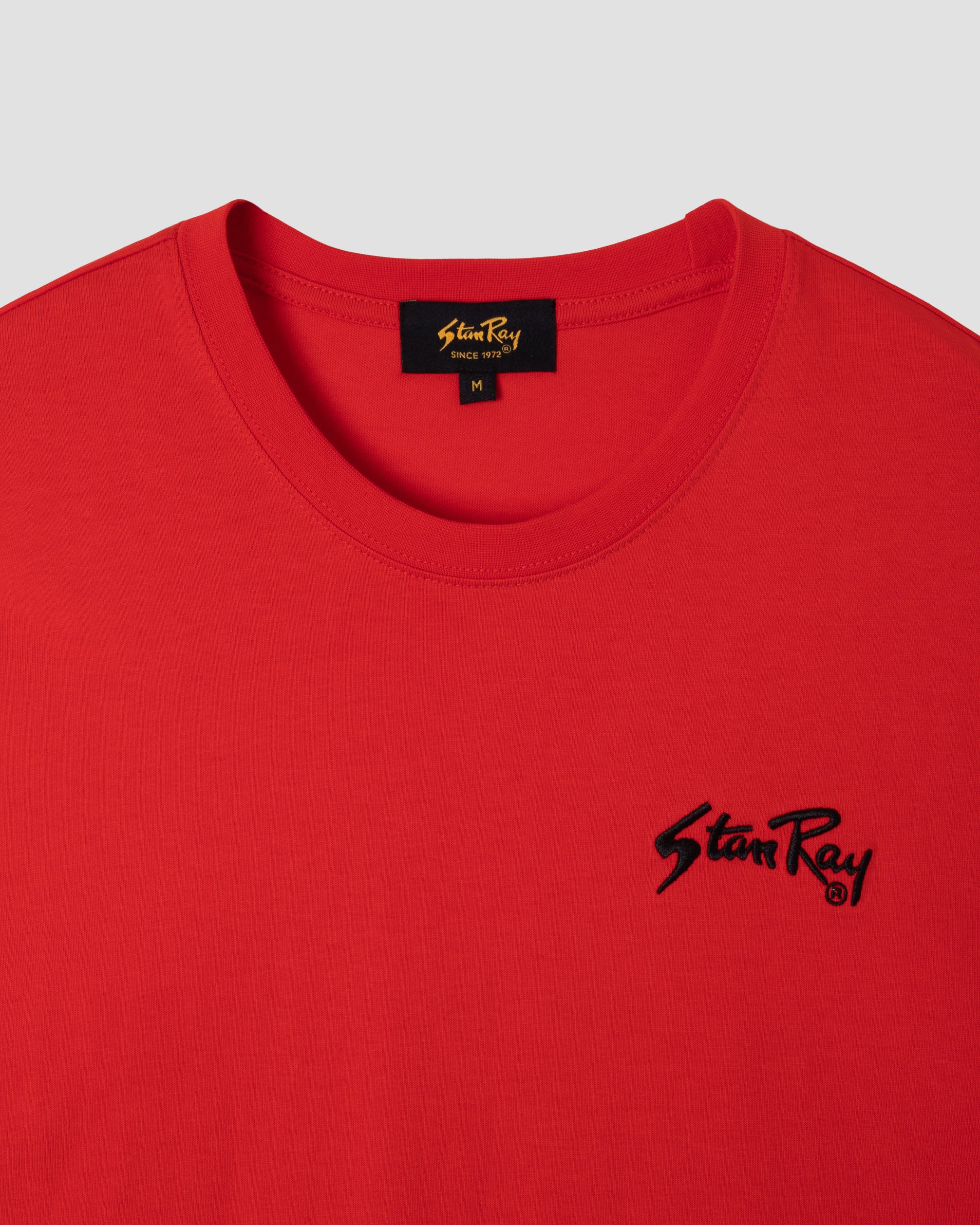 stan-ray-emb-tee-t-shirt-fire-red-230gsm-baumwolle image 3