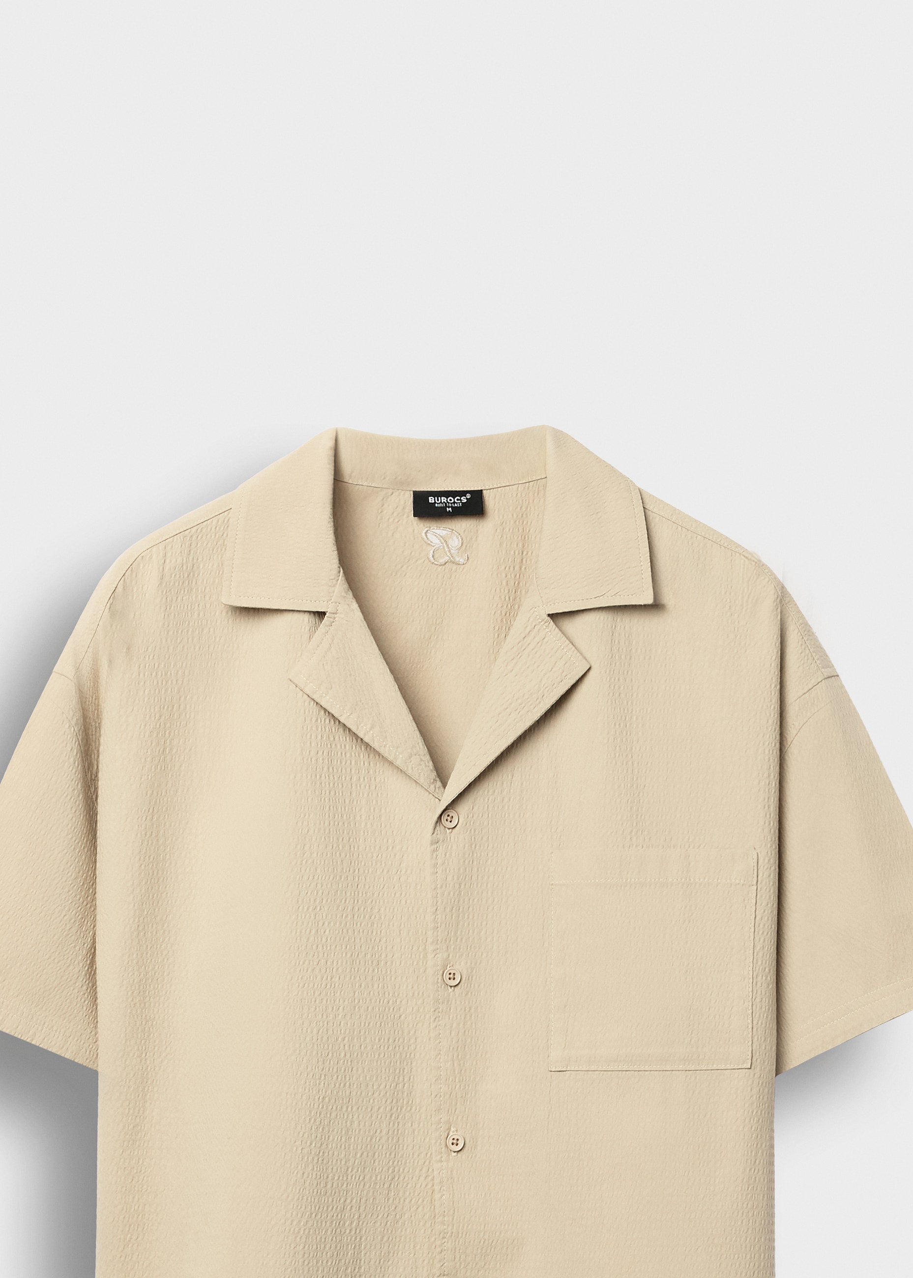 burocs-shirts-solid-seersucker-hemd-beige-regular image 3