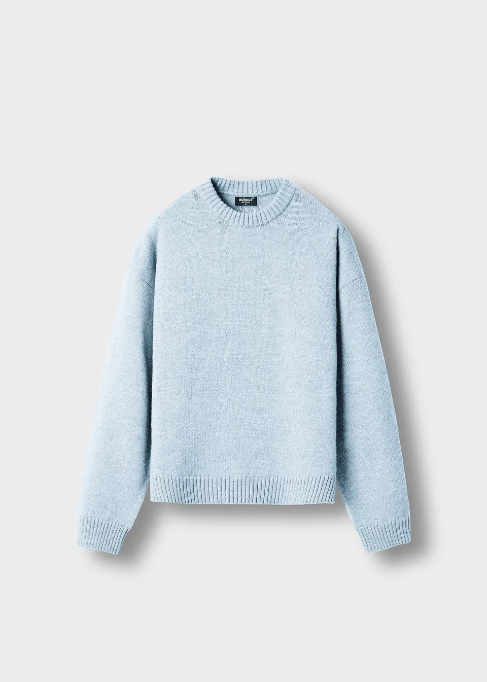 burocs-knitwear-knit-crewneck-sweater-pullover-babyblue image 1