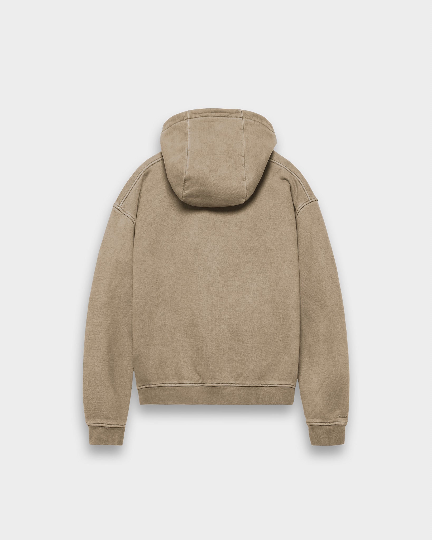 eightyfive-signature-hoodie-washed-taupe-baumwolle image 2