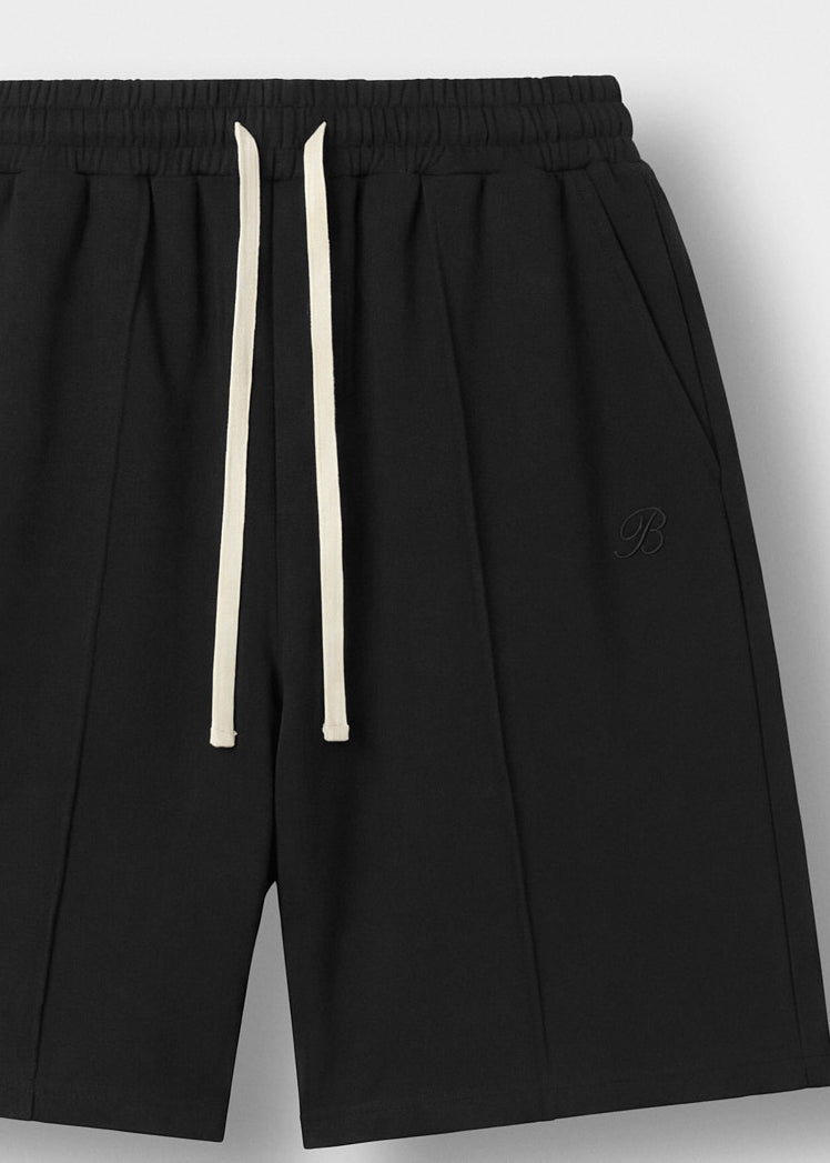 burocs-shorts-sweatshorts-with-seam-hose-black-baumwolle image 3