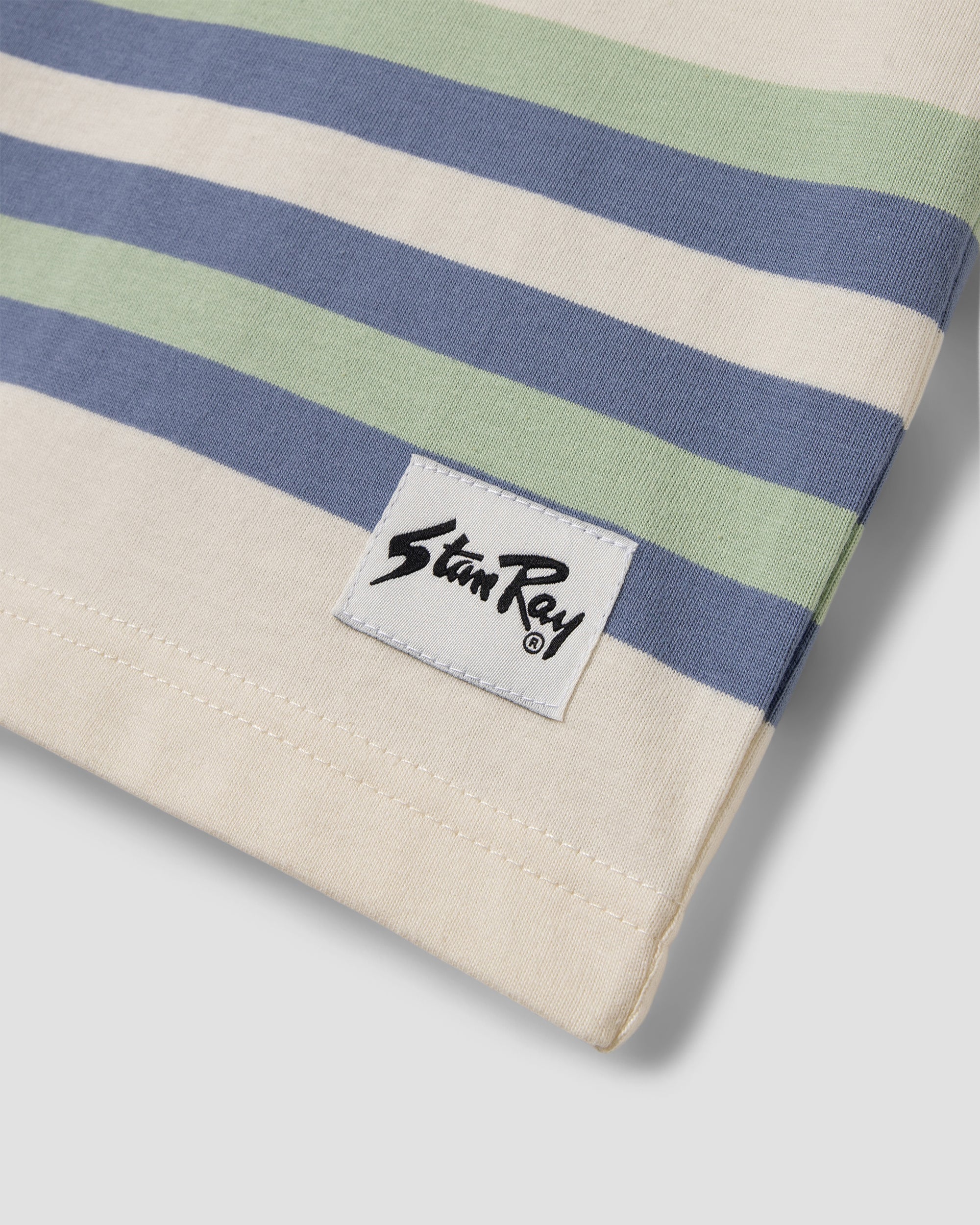 stan-ray-stripe-tee-t-shirt-natural-streifen-loose image 5