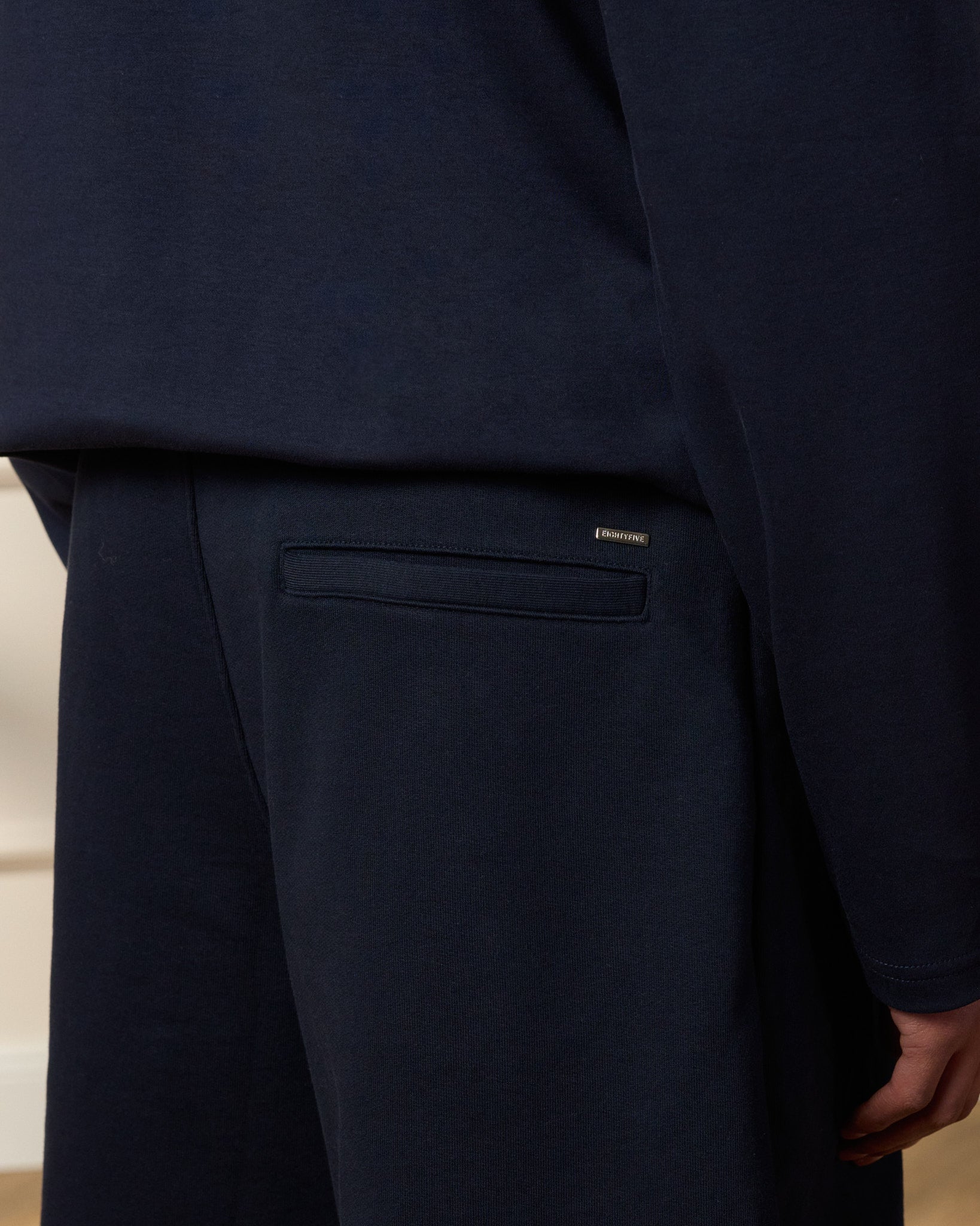 eightyfive-bottoms-sweatshorts-ef-0520-navy-relaxed-fit-baumwolle image 7