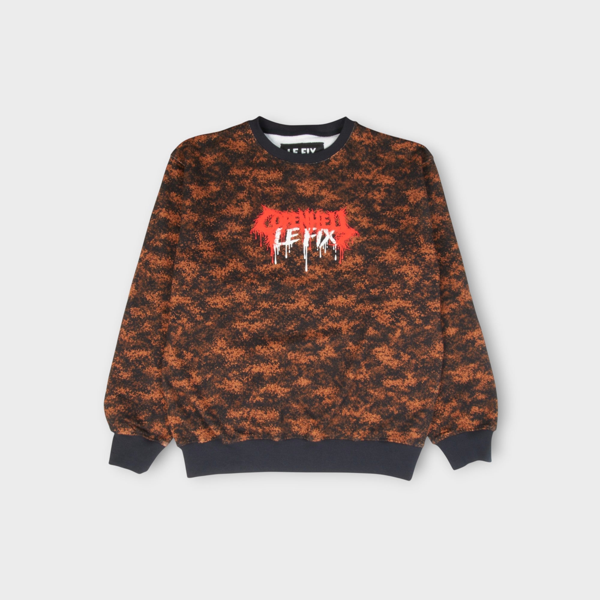 le-fix-sweatshirts-copenhell-crewneck-sweatshirt-camo image 1