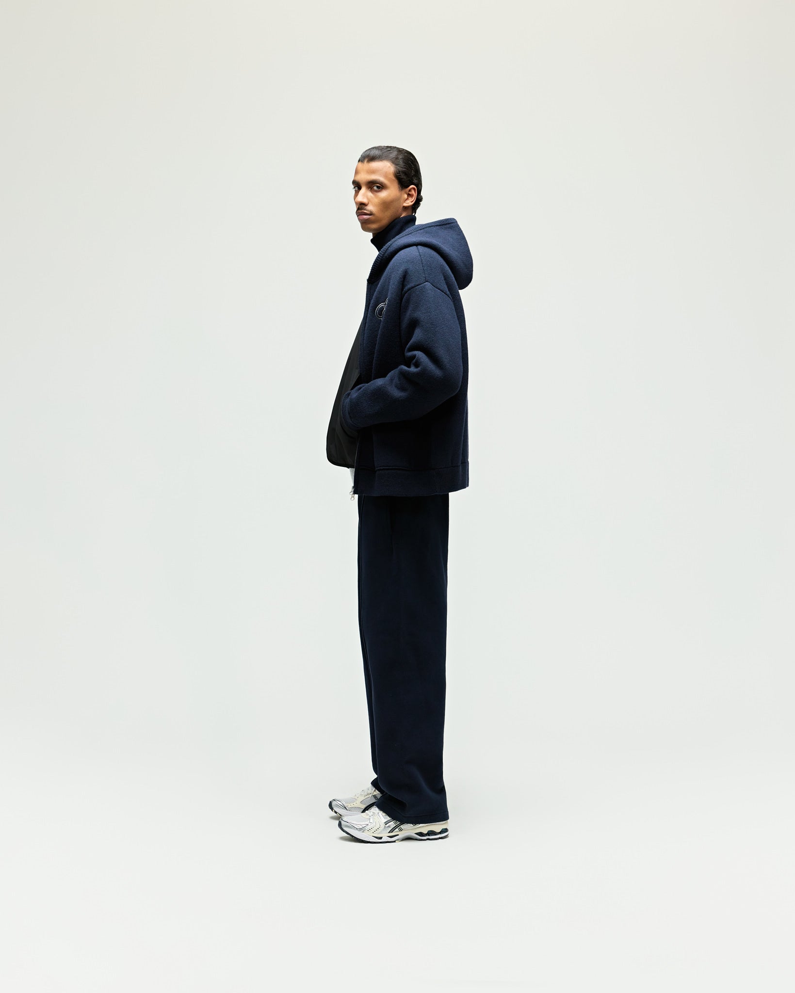 eightyfive-knitted-heavy-zip-hoodie-herren-navy-wolle image 5
