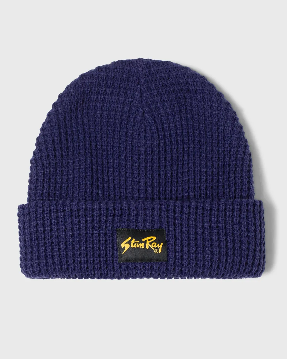 stan-ray-waffle-beanie-m-tze-navy-acryl-einheitsgr-e image 1