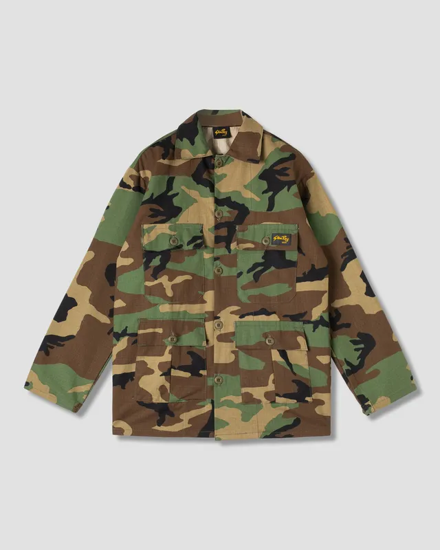 stan-ray-4-pocket-jacket-woodland-camo-baumwolle image 1