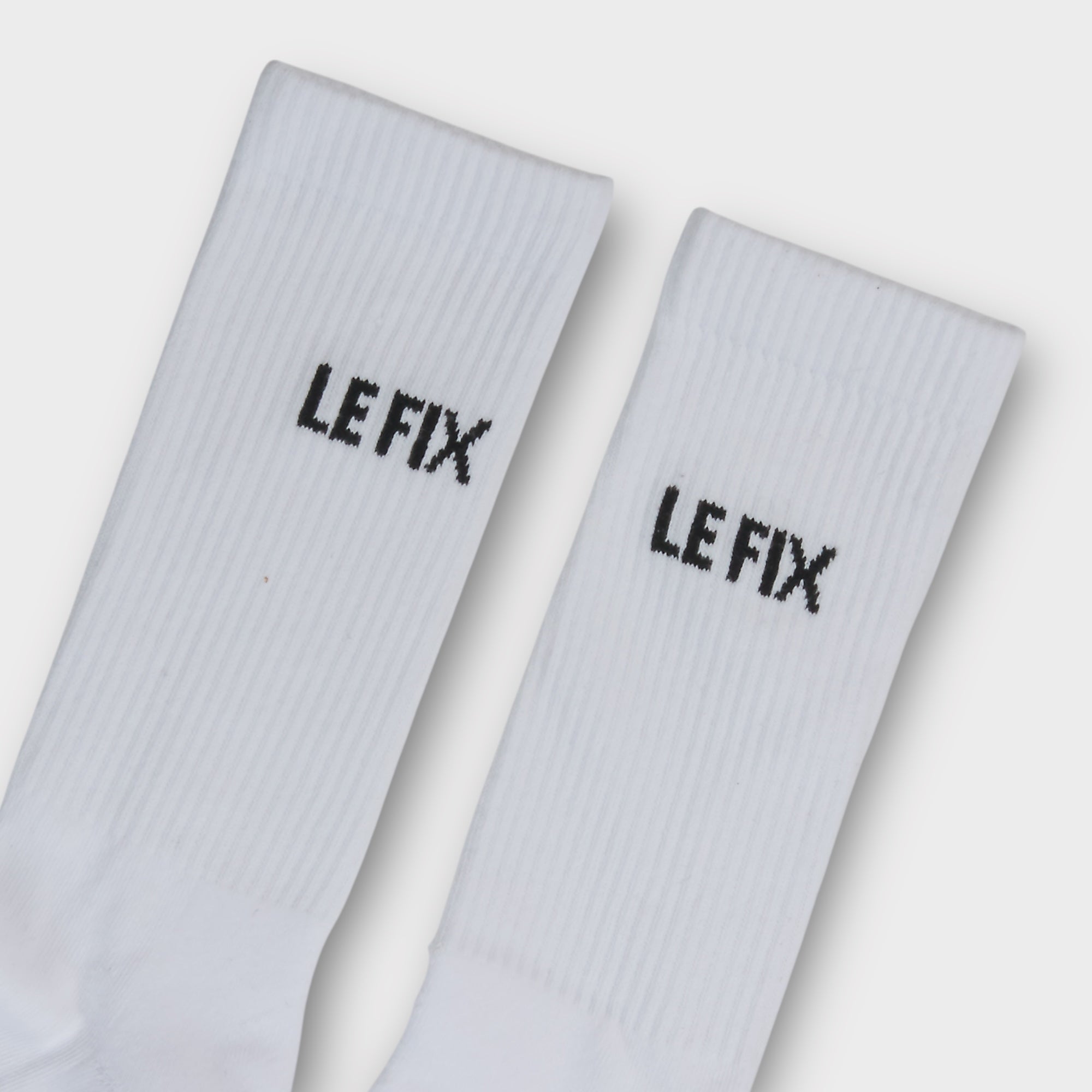 le-fix-tennissocken-weiss-logo-sneaker-socken image 2