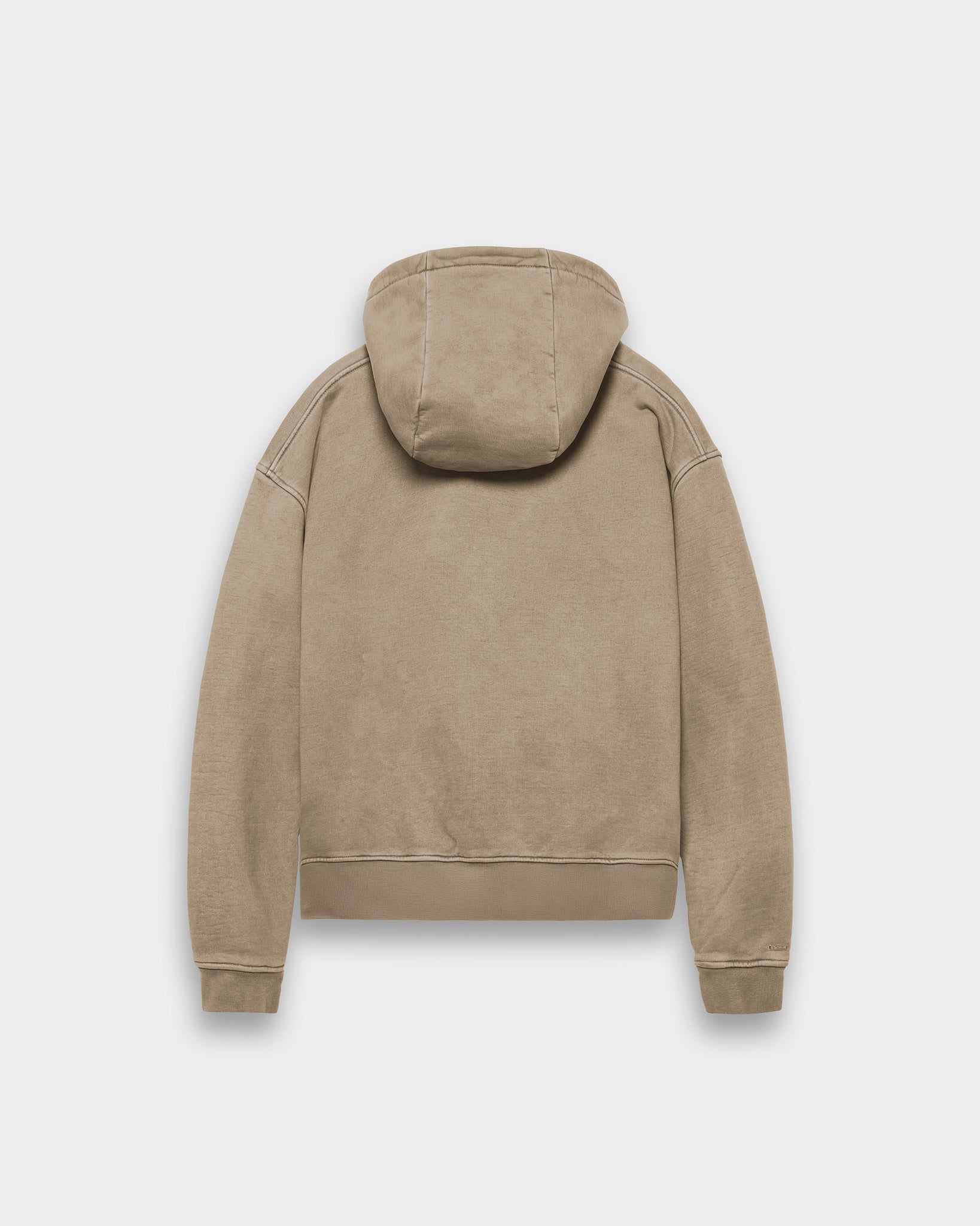 eightyfive-tops-signature-heavy-zip-hoodie-washed-taupe-490gsm image 2
