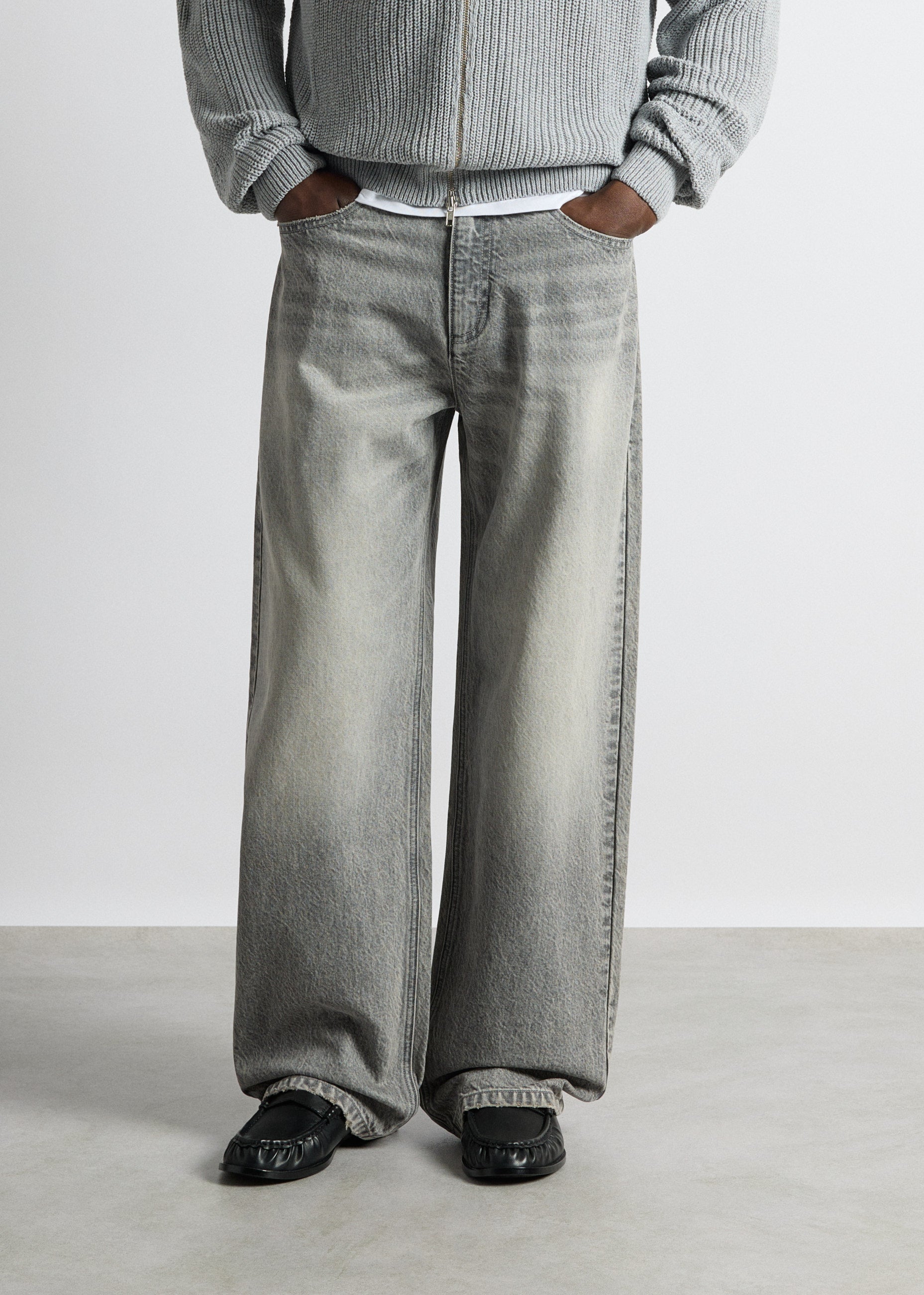 burocs-vince-baggy-fit-jeans-ash-fade-grey-baumwolle image 4