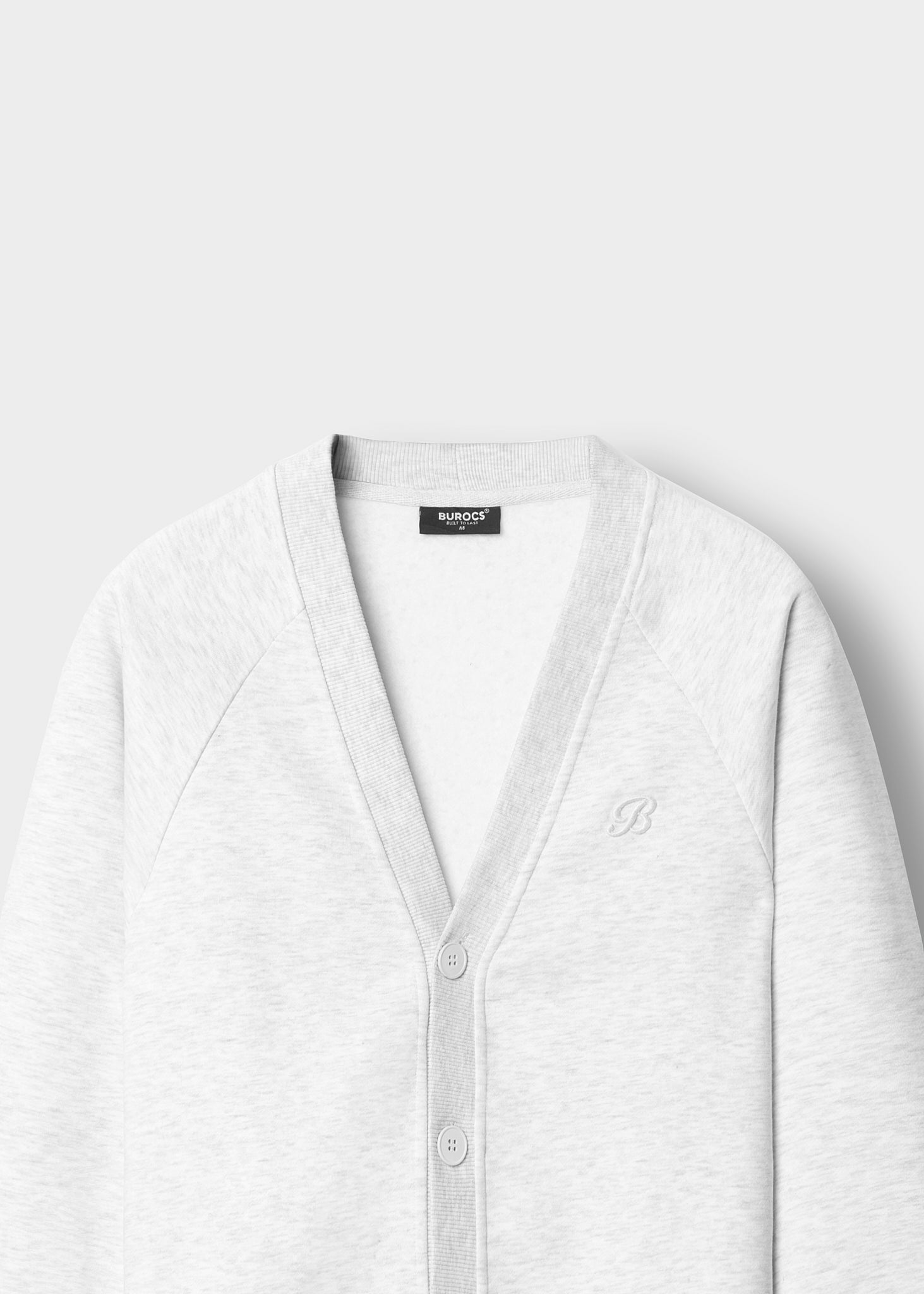 burocs-sweat-cardigan-herren-grau-baumwolle image 3