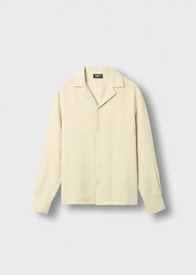 burocs-shirts-linen-look-hemd-beige-m-regular-fit image 1