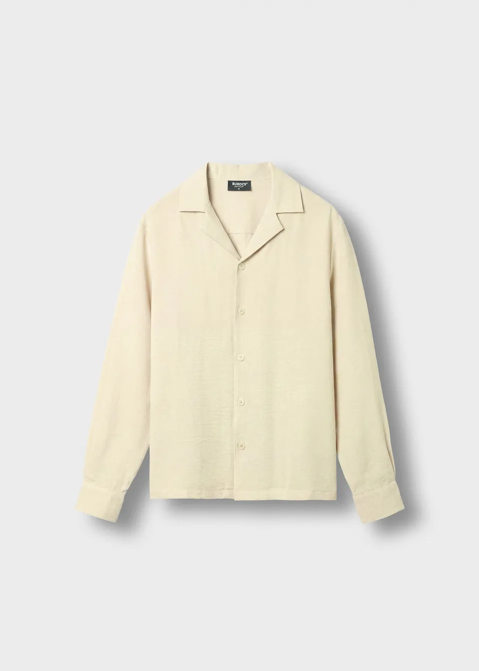 burocs-shirts-linen-look-hemd-beige-m-regular-fit image 1