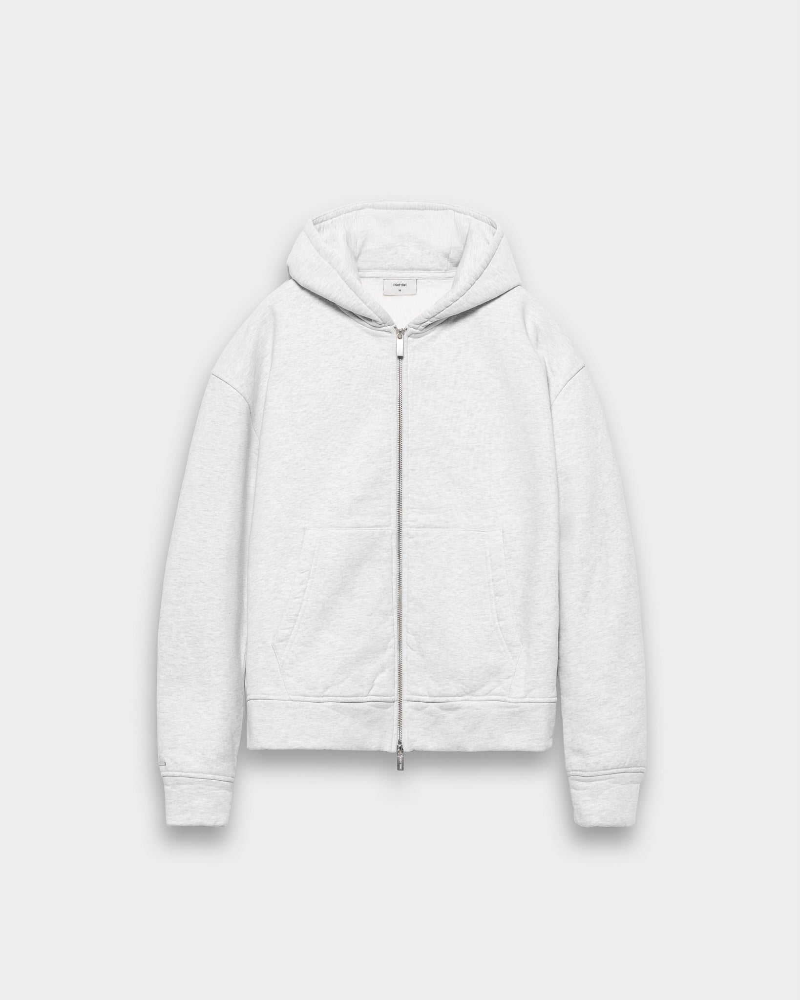 eightyfive-signature-heavy-zip-hoodie-ash-grey image 1