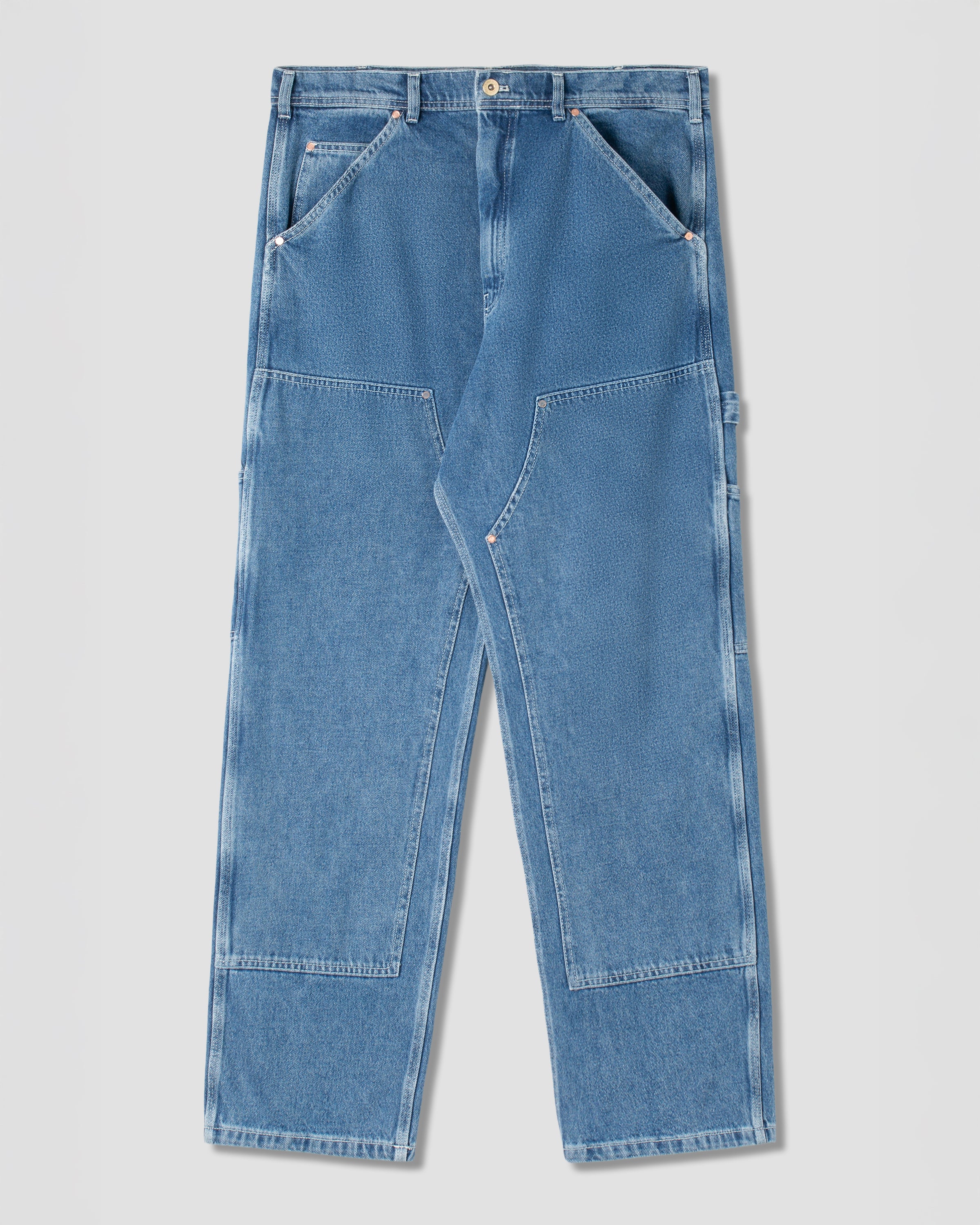 stan-ray-double-knee-pant-hose-heavy-stone-wash-denim image 1