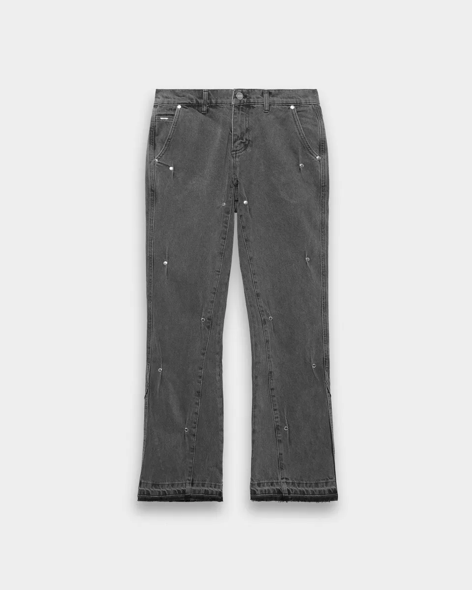 eightyfive-rivet-flared-denim-jeans-light-grey-baumwolle image 1