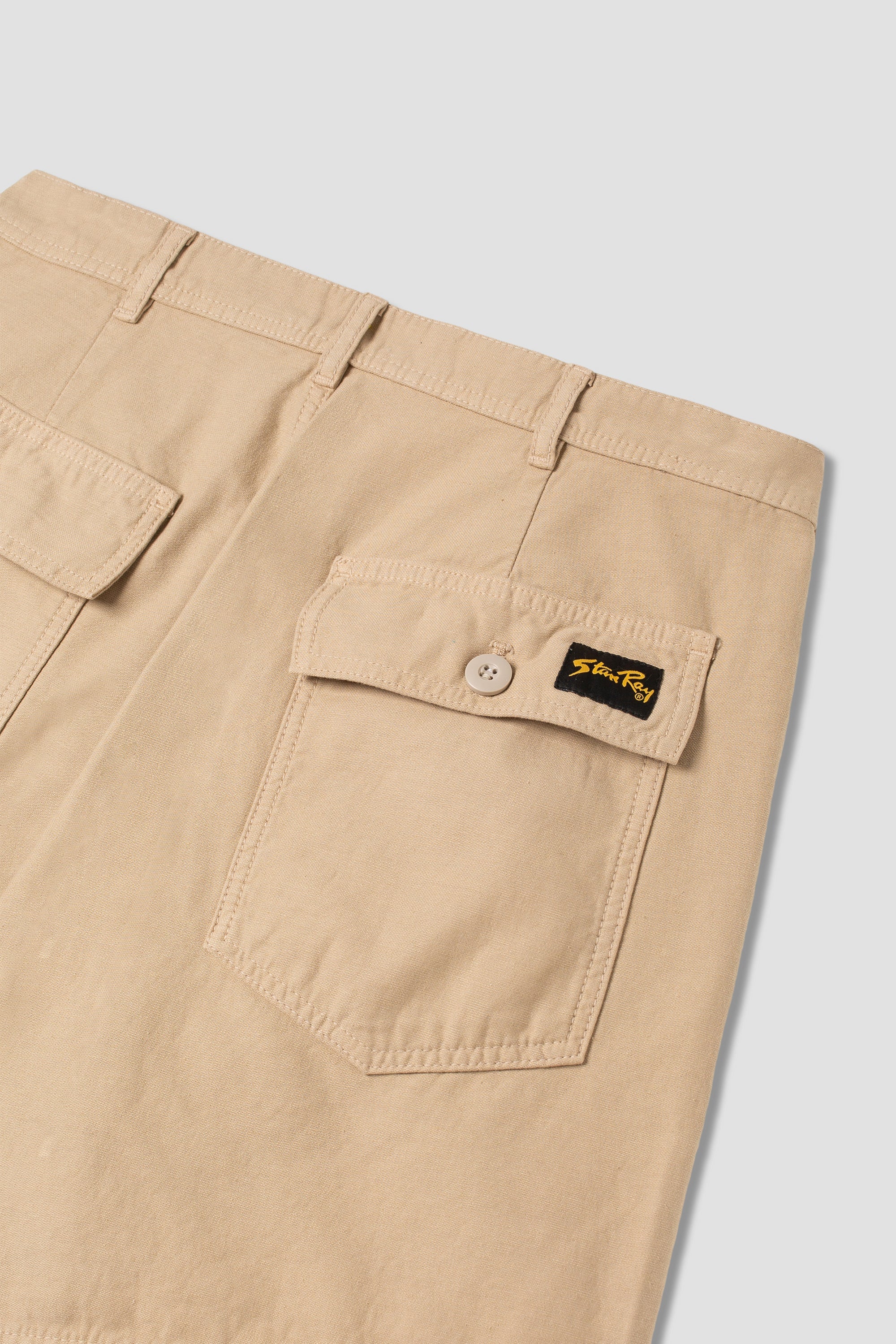 stan-ray-fat-short-shorts-khaki-sateen-baumwolle image 5