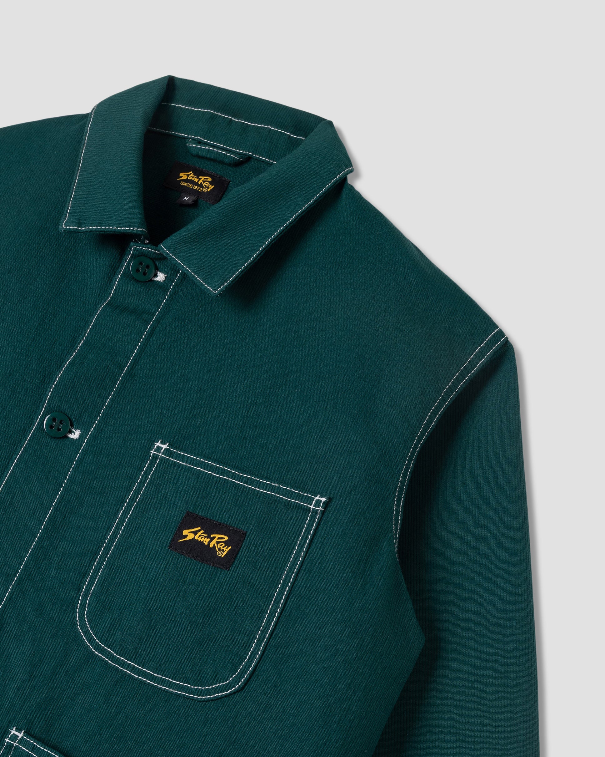 stan-ray-coverall-jacket-botanical-green-bedford-baumwolle image 6