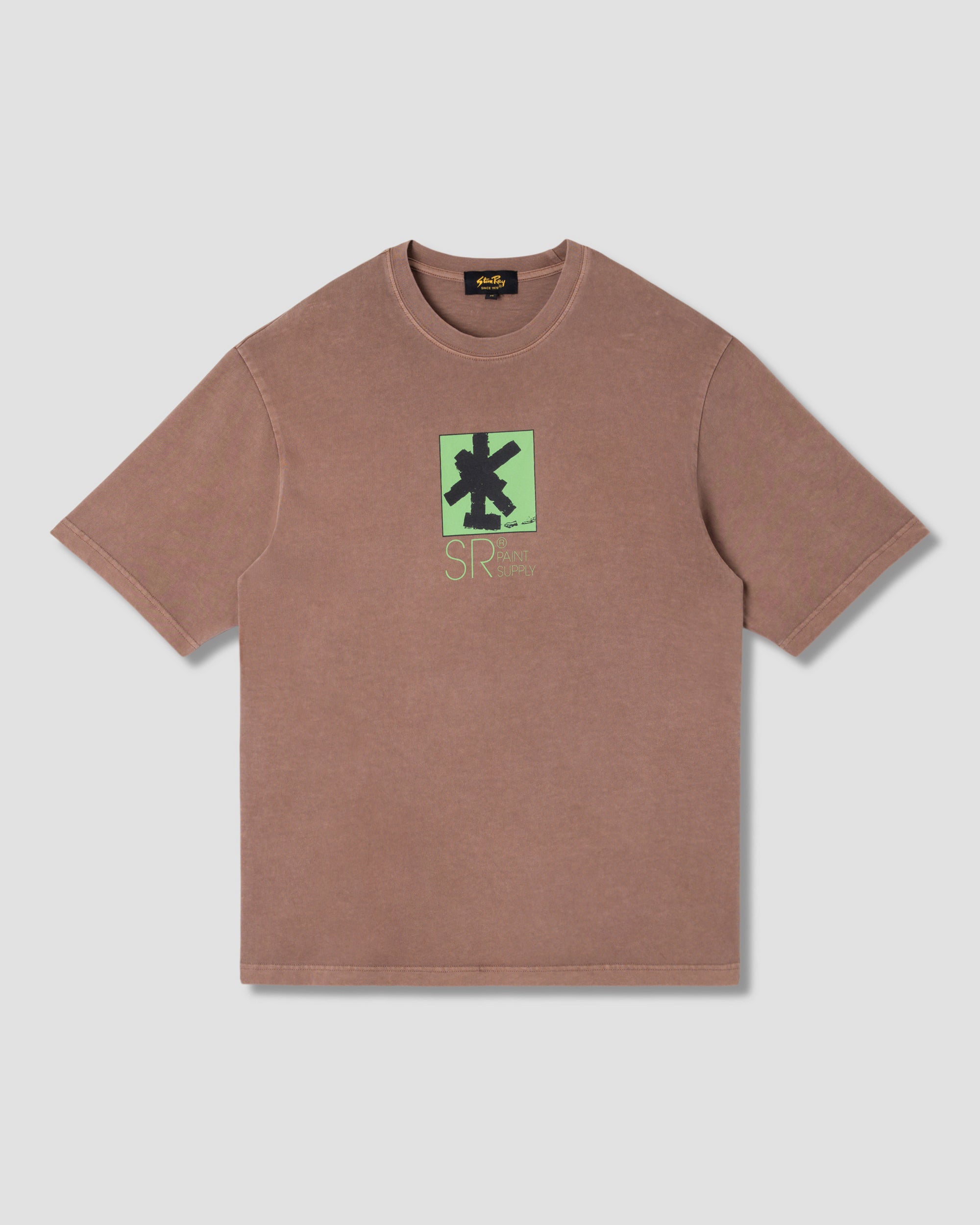 stan-ray-brush-squares-tee-t-shirt-acorn-baumwolle image 1