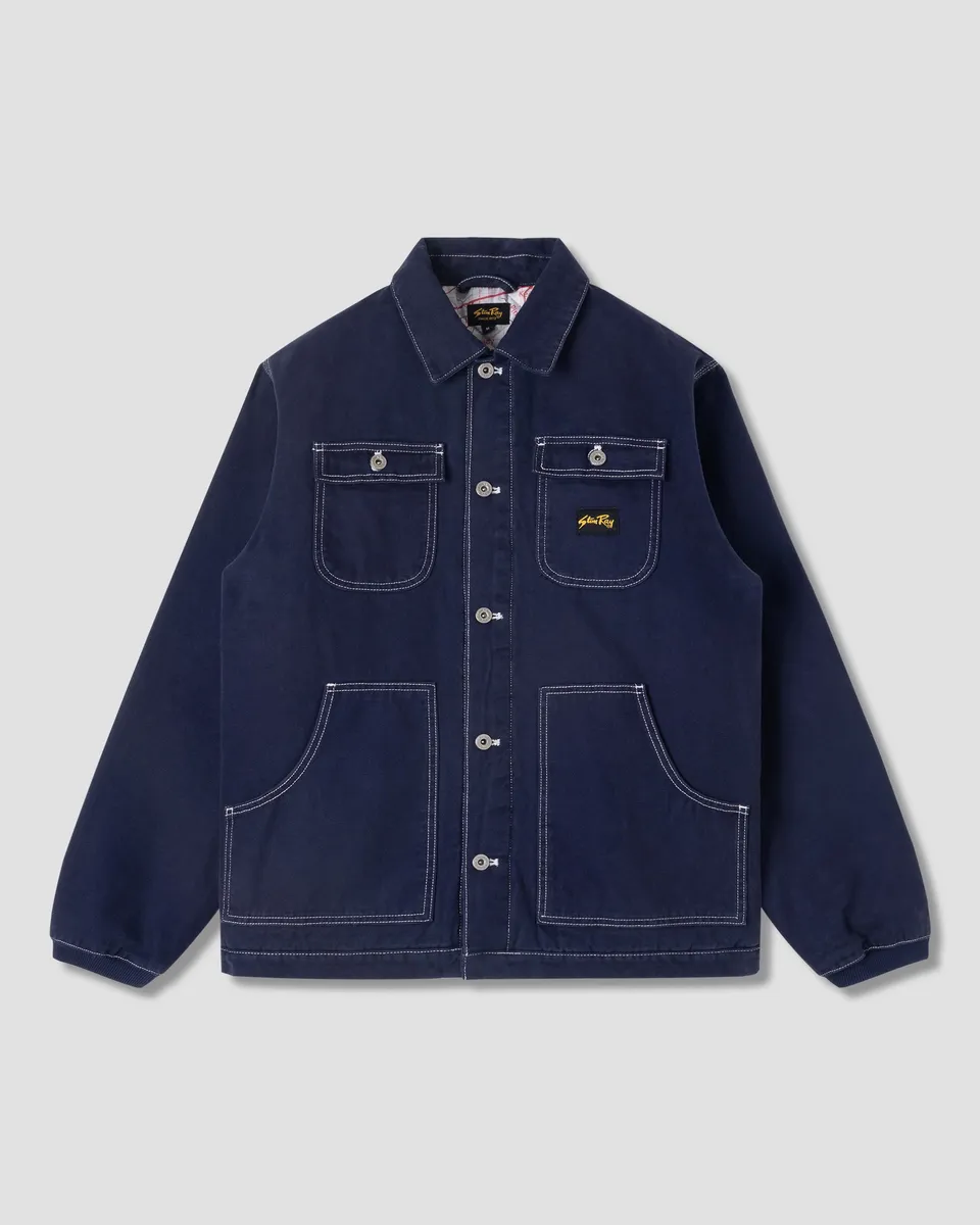 stan-ray-pork-chop-jacke-washed-navy-canvas-gef-ttert image 1