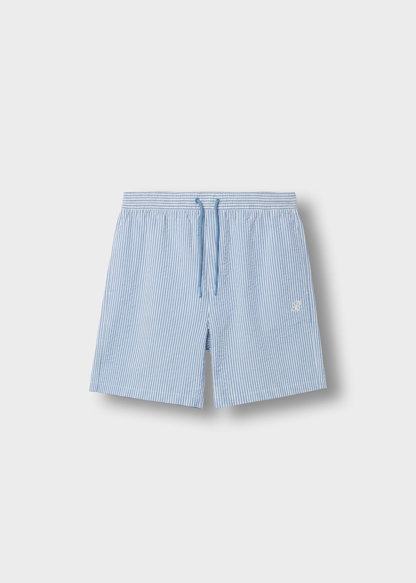 burocs-shorts-seersucker-badeshorts-baby-blue-polyester image 1