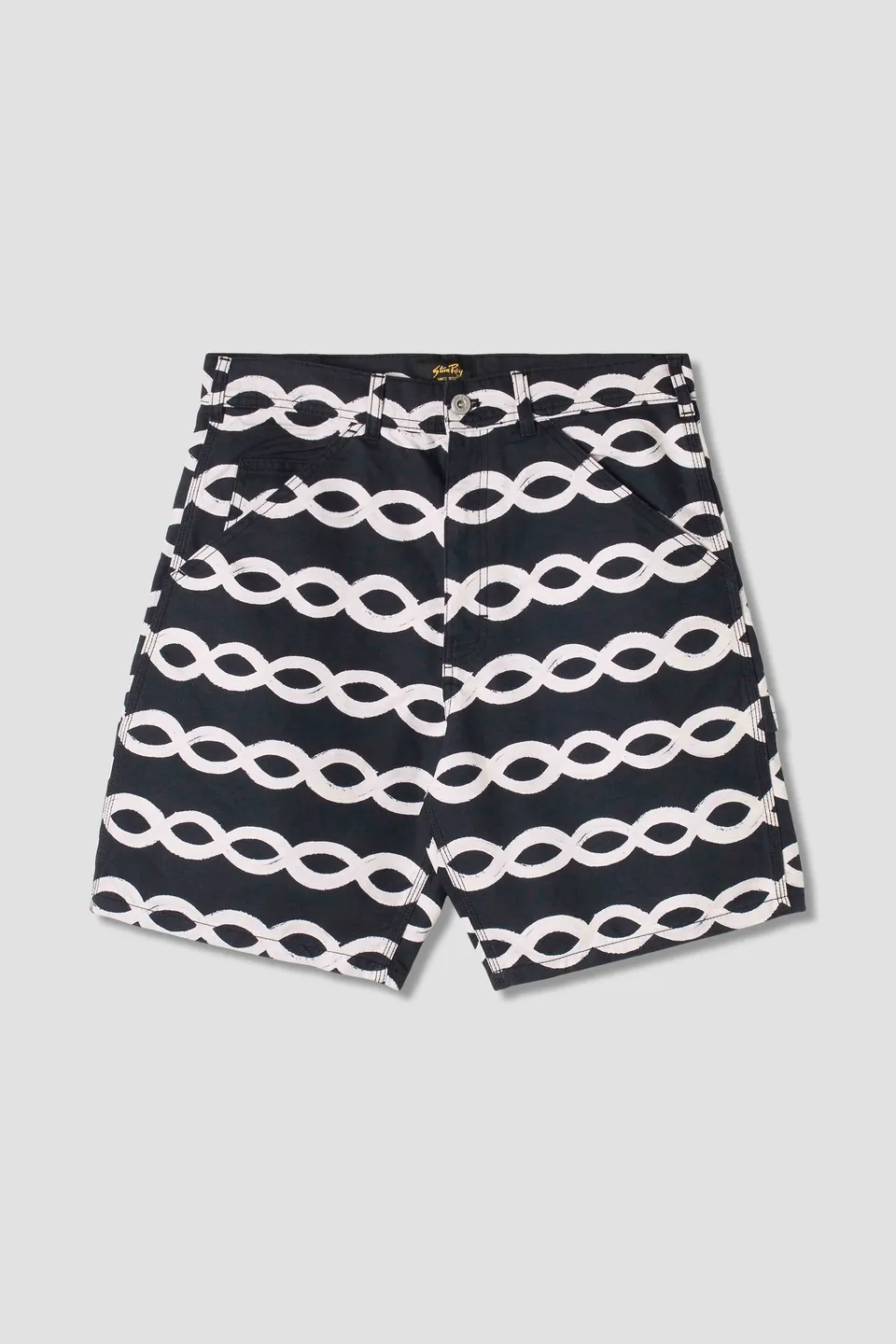 stan-ray-painter-short-shorts-black-wave-baumwolle image 1