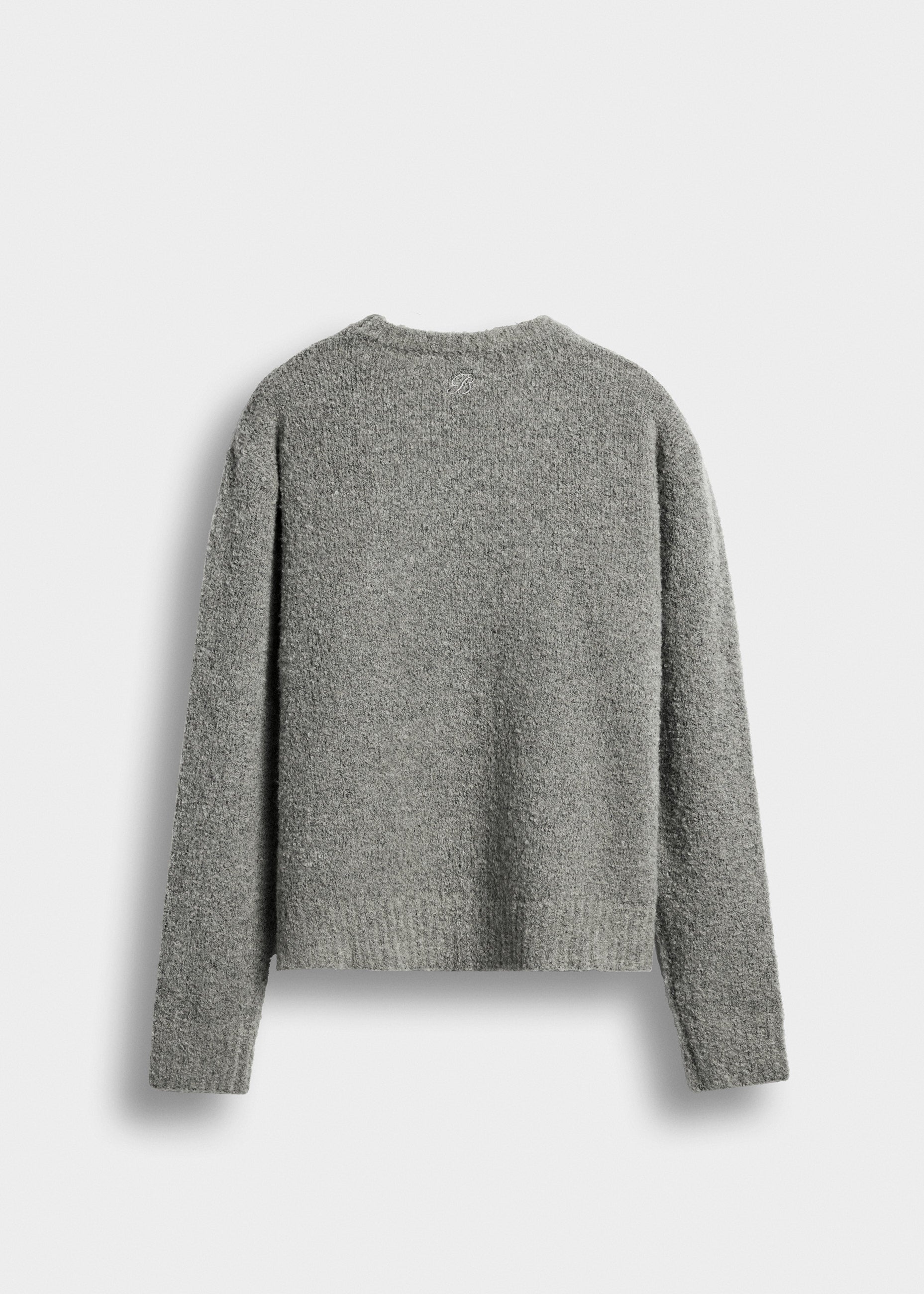 burocs-knitwear-loop-knit-sweater-pullover-grey-wolle image 2