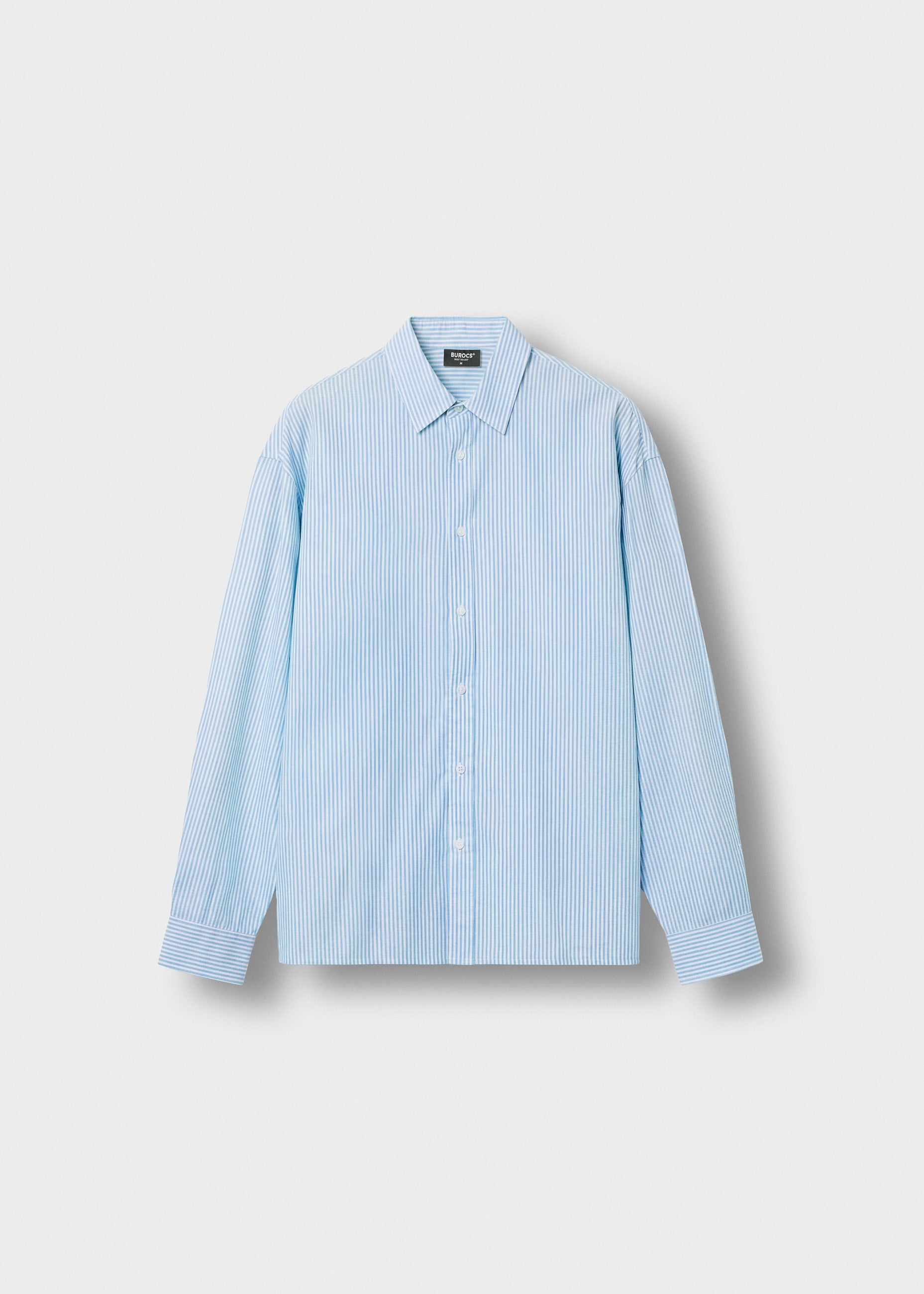 burocs-cotton-long-sleeve-shirt-baby-blue-streifen-m image 1