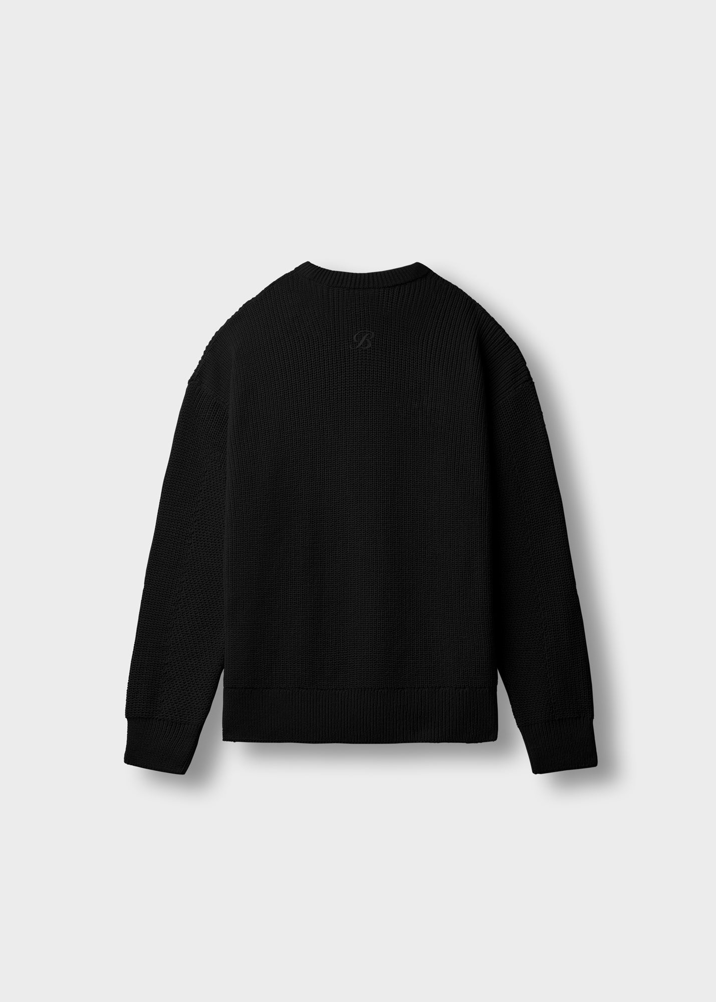 burocs-knitwear-chunky-knit-sweater-pullover-black-regular image 2